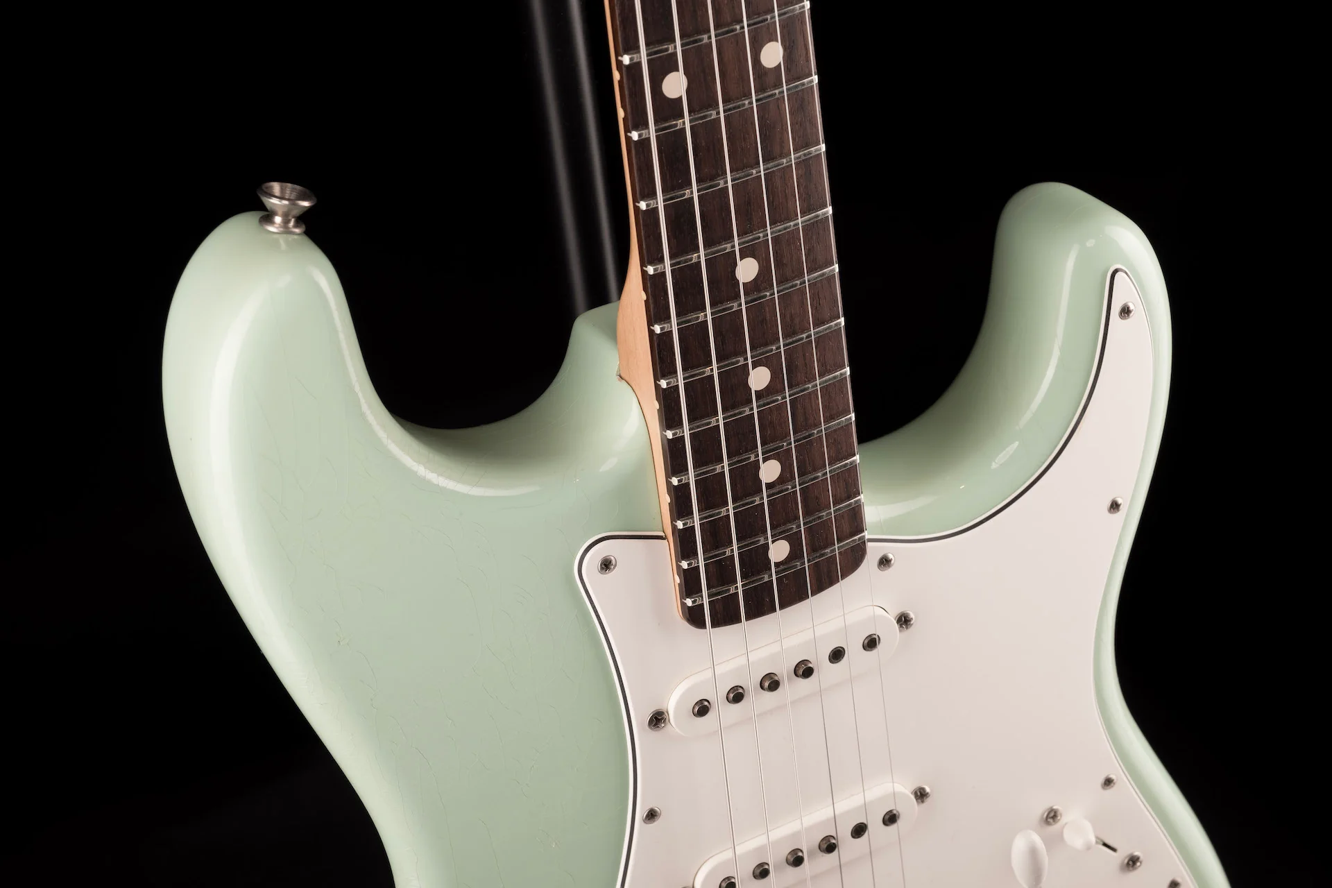 Pre Owned 2012 Fender Custom Shop Masterbuilt Greg Fessler '60 Stratocaster Closet Classic Aged Surf Green Abigail Pickups - Image 12