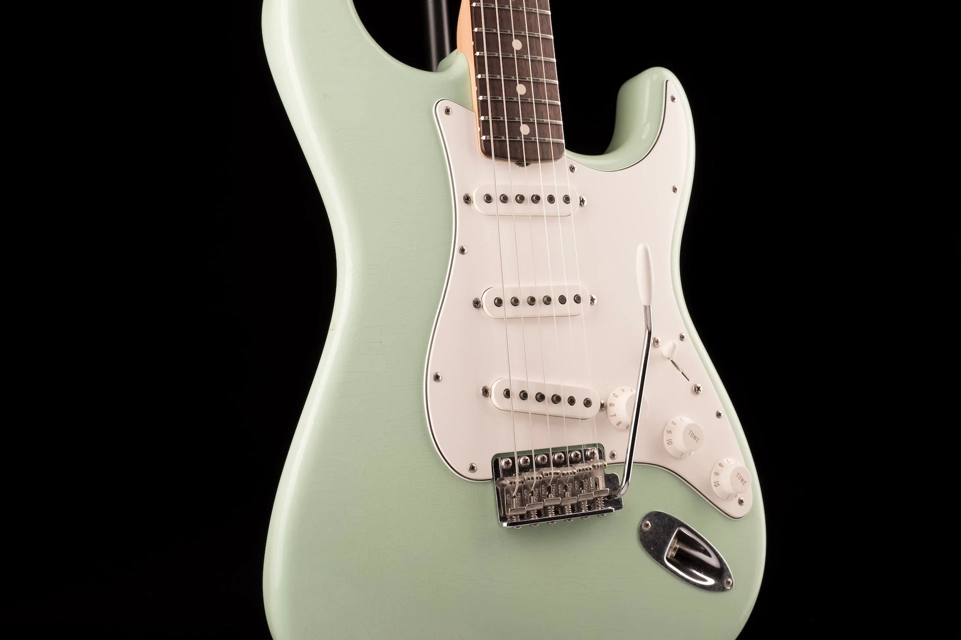 Pre Owned 2012 Fender Custom Shop Masterbuilt Greg Fessler '60 Stratocaster Closet Classic Aged Surf Green Abigail Pickups - Image 14