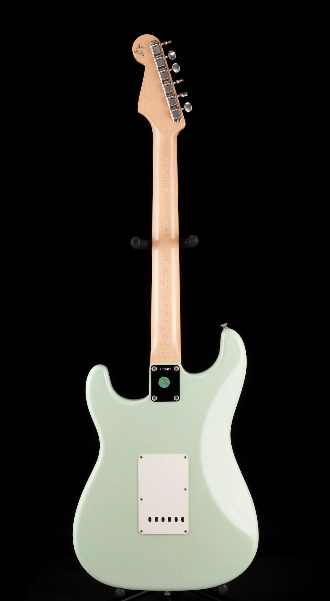 Pre Owned 2012 Fender Custom Shop Masterbuilt Greg Fessler '60 Stratocaster Closet Classic Aged Surf Green Abigail Pickups - Image 18