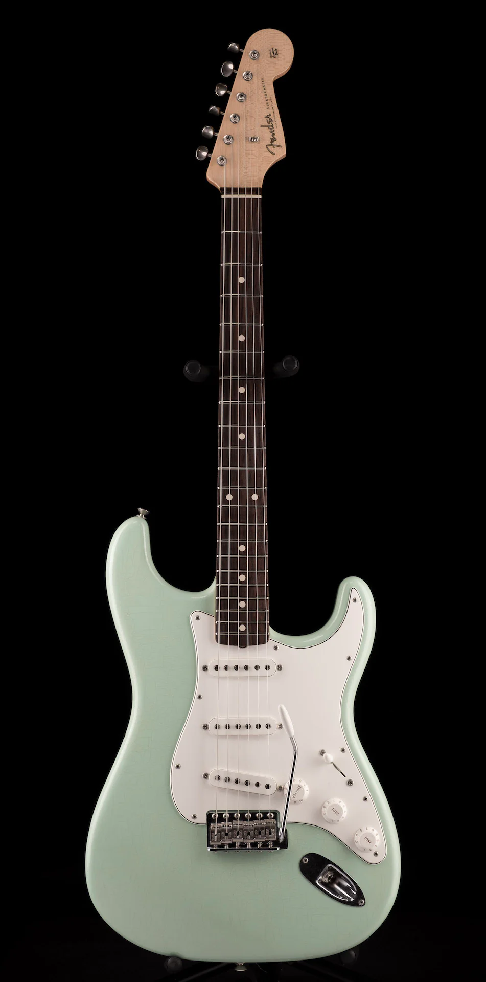 Pre Owned 2012 Fender Custom Shop Masterbuilt Greg Fessler '60 Stratocaster Closet Classic Aged Surf Green Abigail Pickups - Image 2