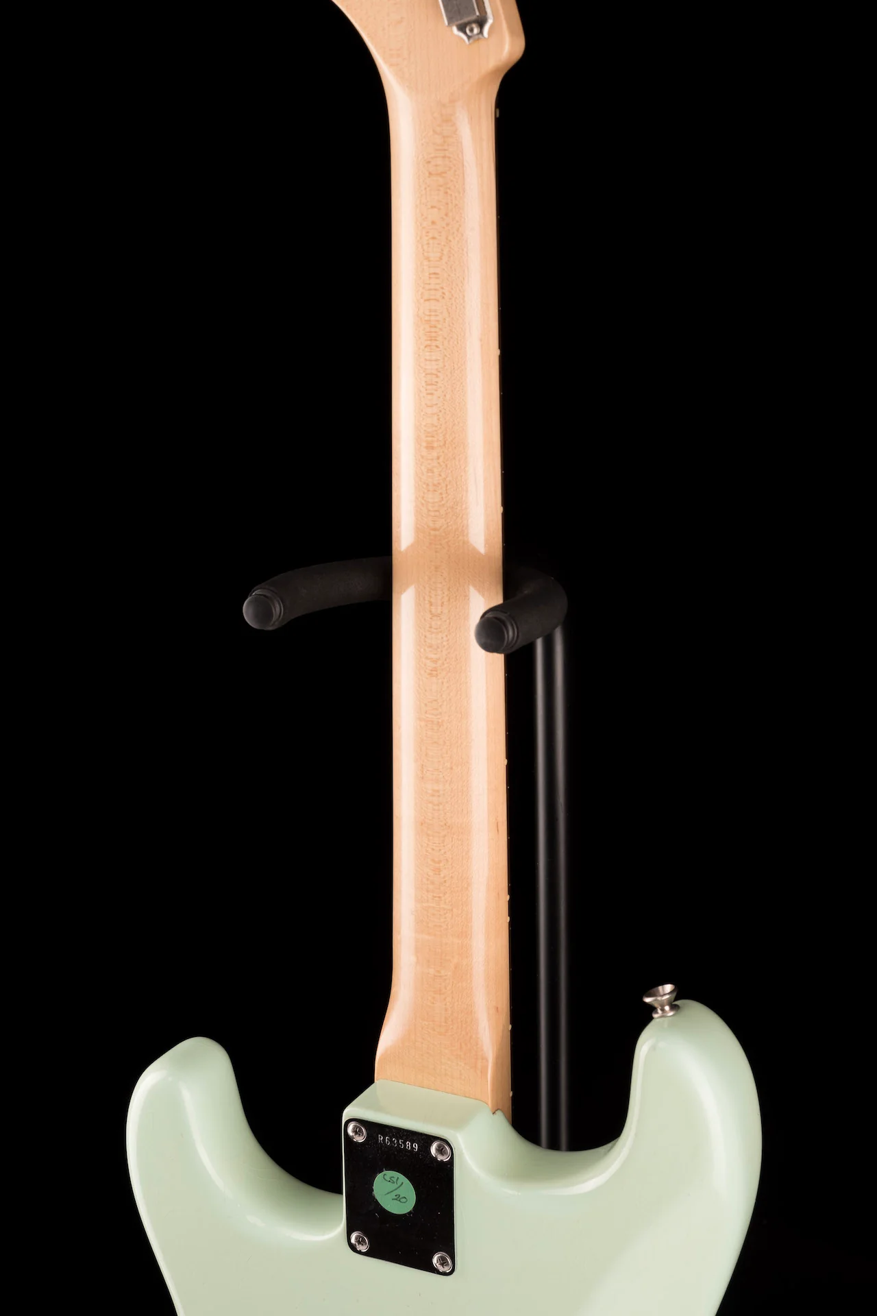 Pre Owned 2012 Fender Custom Shop Masterbuilt Greg Fessler '60 Stratocaster Closet Classic Aged Surf Green Abigail Pickups - Image 21