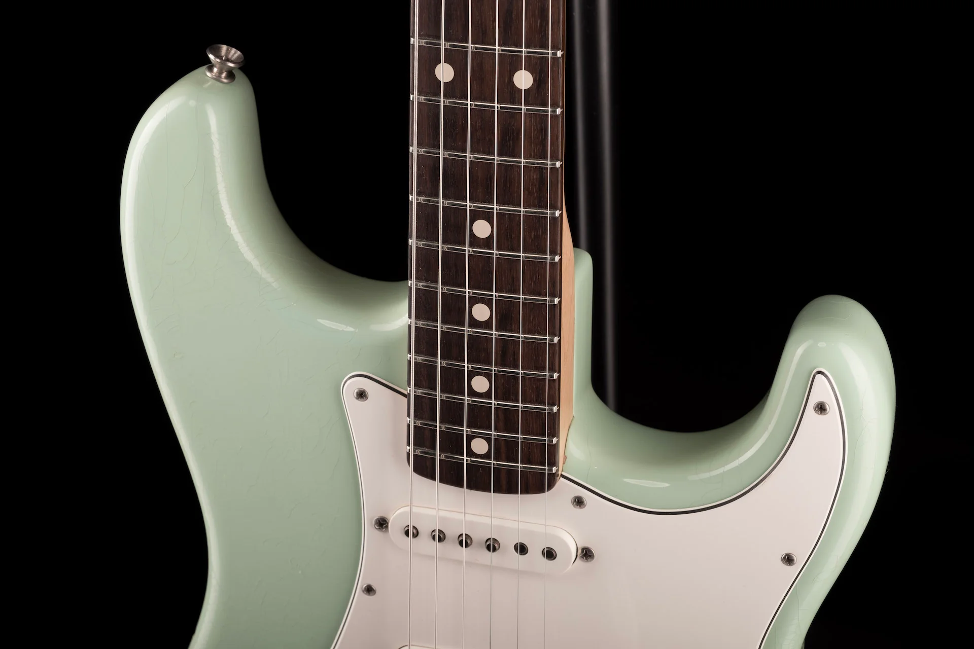 Pre Owned 2012 Fender Custom Shop Masterbuilt Greg Fessler '60 Stratocaster Closet Classic Aged Surf Green Abigail Pickups - Image 3