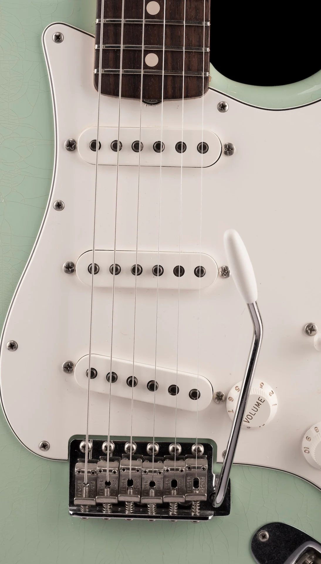 Pre Owned 2012 Fender Custom Shop Masterbuilt Greg Fessler '60 Stratocaster Closet Classic Aged Surf Green Abigail Pickups - Image 6