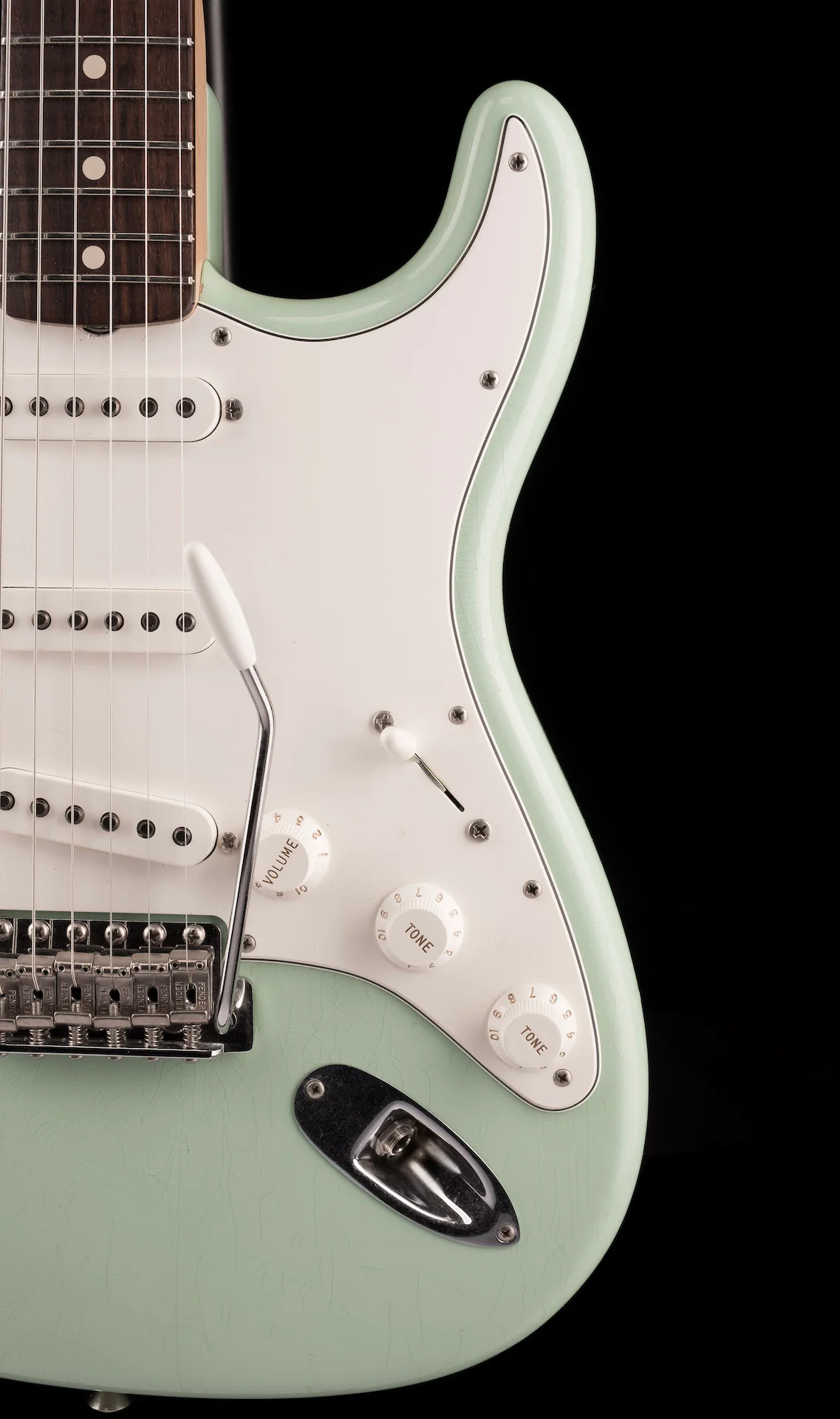 Pre Owned 2012 Fender Custom Shop Masterbuilt Greg Fessler '60 Stratocaster Closet Classic Aged Surf Green Abigail Pickups - Image 7