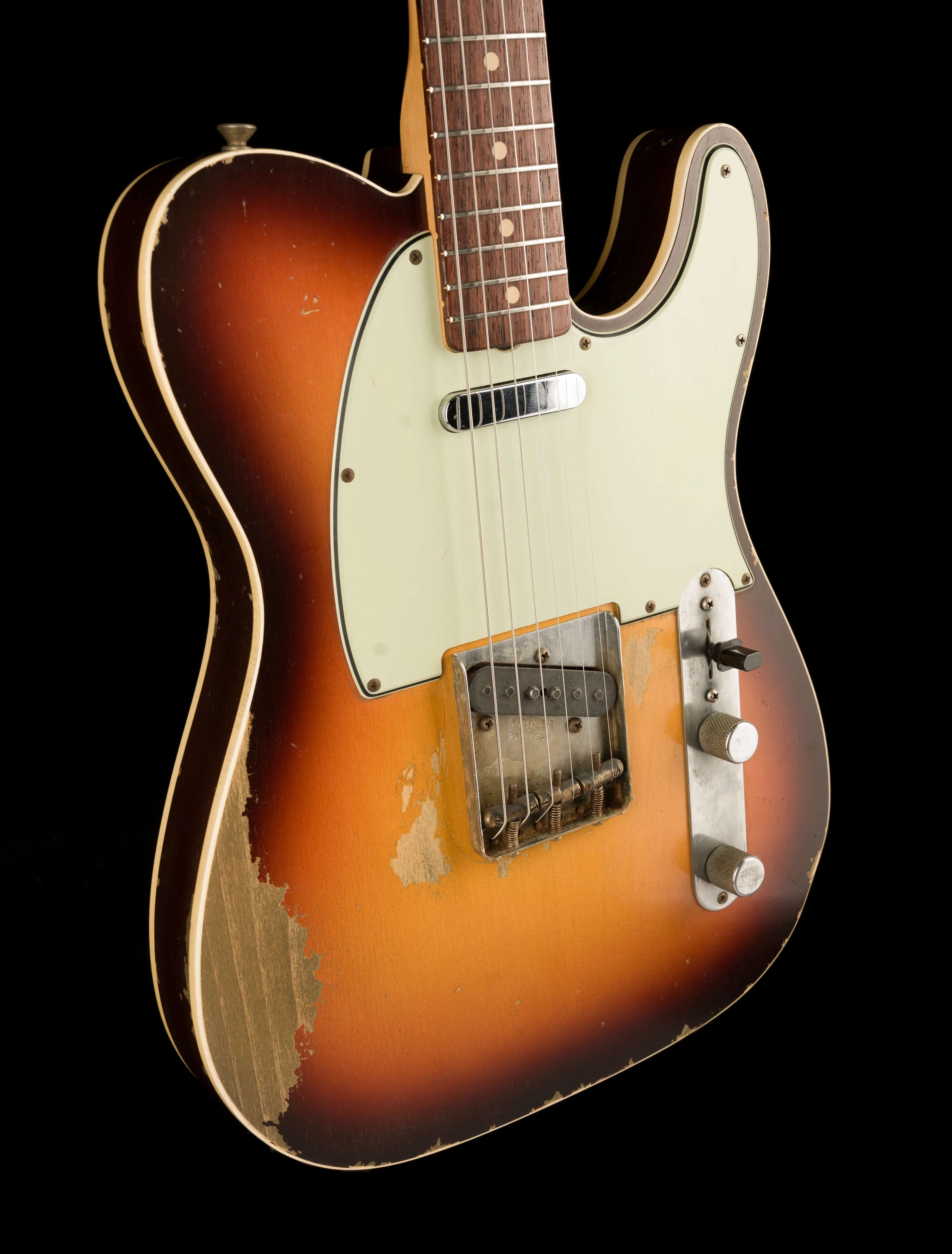 Fender Custom Shop Masterbuilt Stephen Stern 60's Telecaster Custom Heavy Relic 3-Tone Sunburst - Image 10