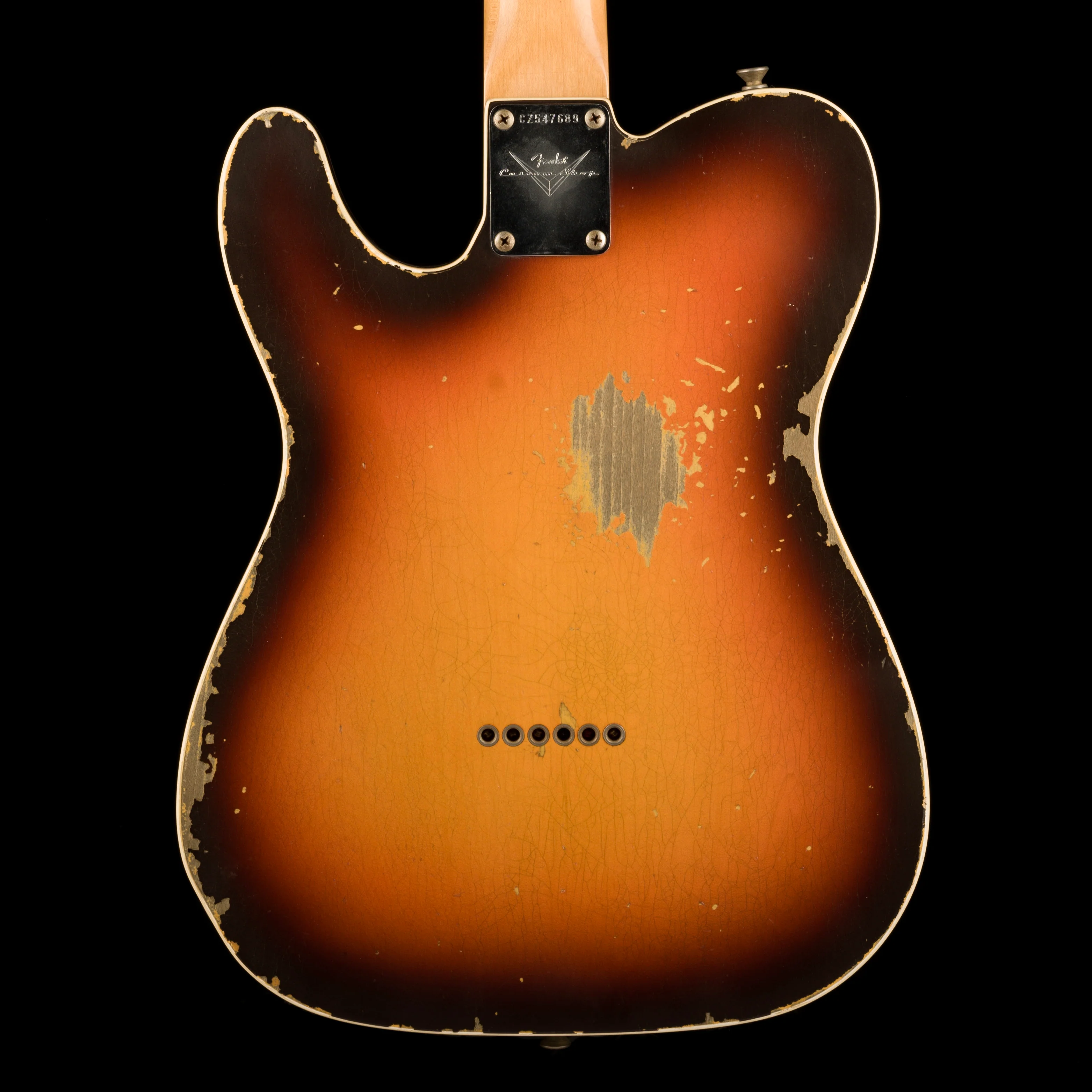 Fender Custom Shop Masterbuilt Stephen Stern 60's Telecaster Custom Heavy Relic 3-Tone Sunburst - Image 12