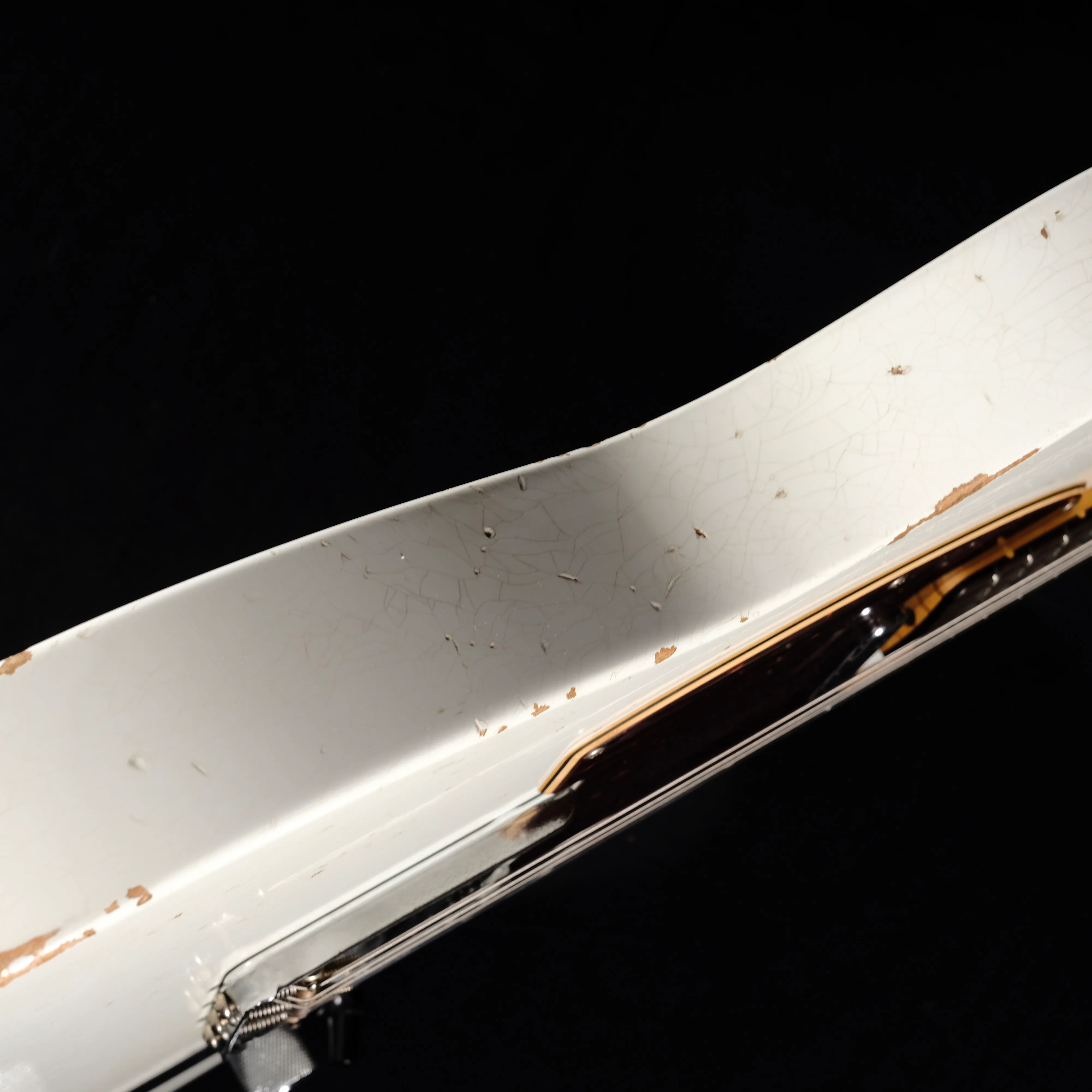 Pre Owned Fender Custom Shop NAMM Limited Edition '63 Telecaster Relic Olympic White w/ OHSC - Image 10