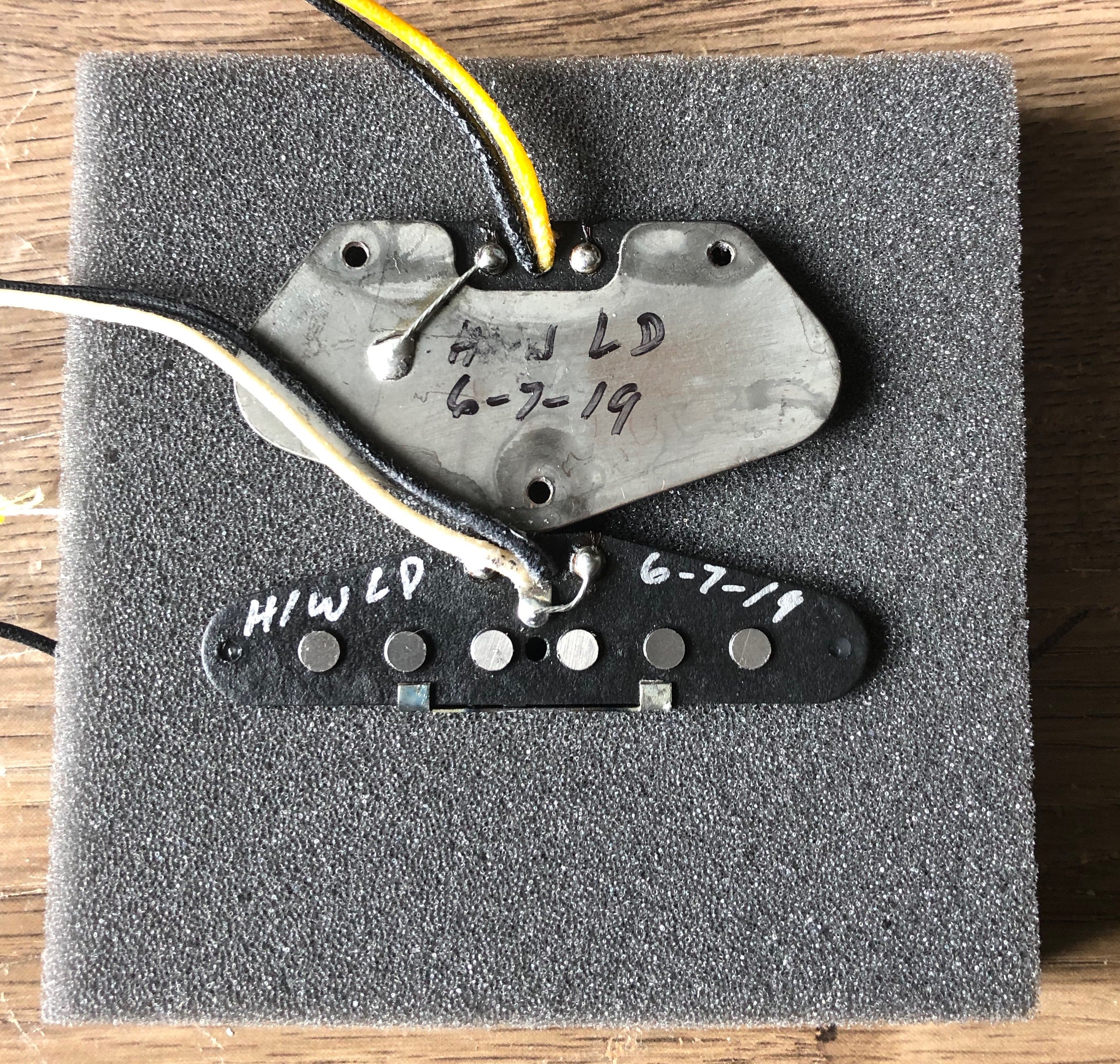 Fender Custom Shop Loaded Nocaster NOS Loretta Diaz Handwound Pickup Set HW LD Telecaster USA - Image 3