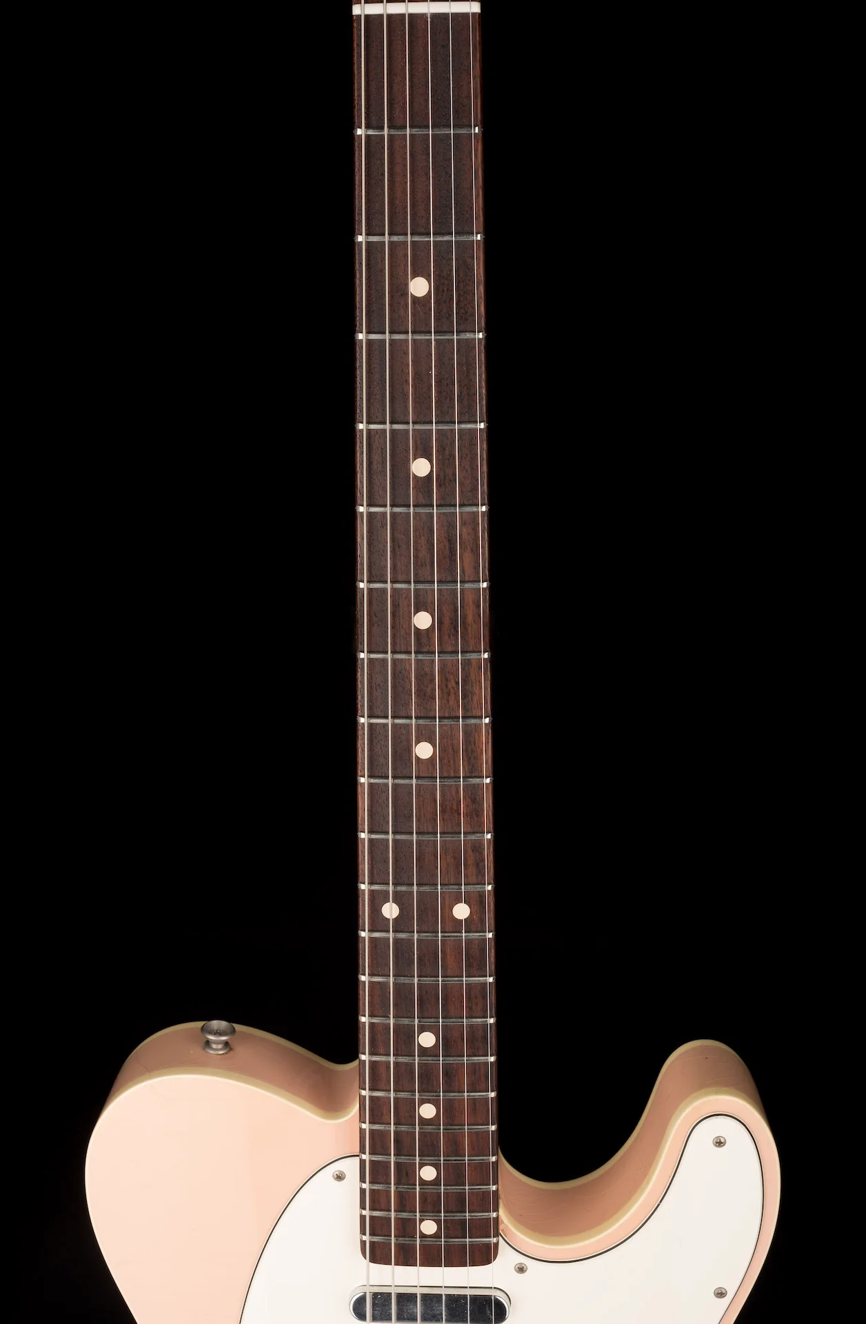 Pre Owned Fender Custom Shop Telecaster Custom with Bigsby and Abby Pickups Closet Classic Shell Pink with OHSC - Image 11