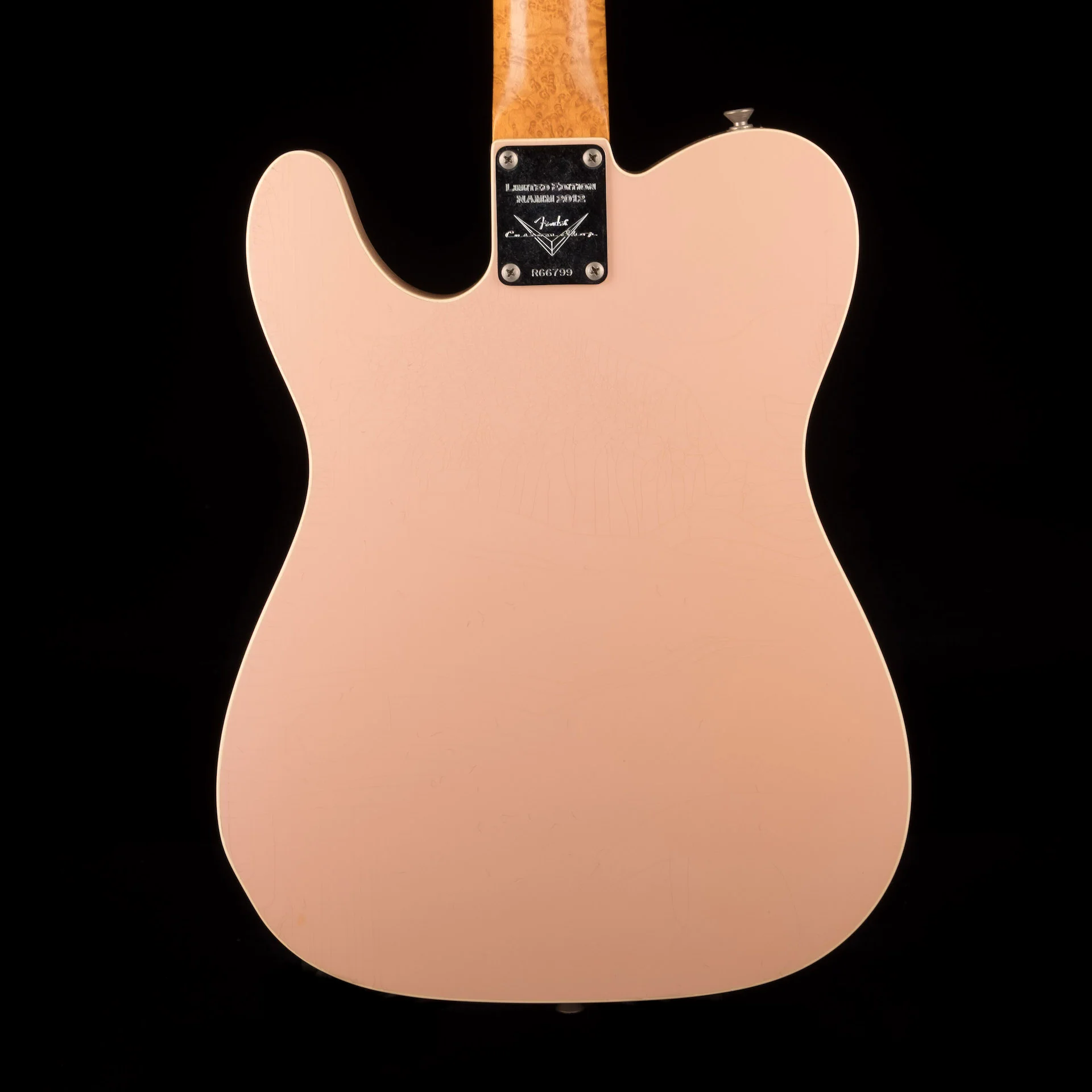 Pre Owned Fender Custom Shop Telecaster Custom with Bigsby and Abby Pickups Closet Classic Shell Pink with OHSC - Image 13