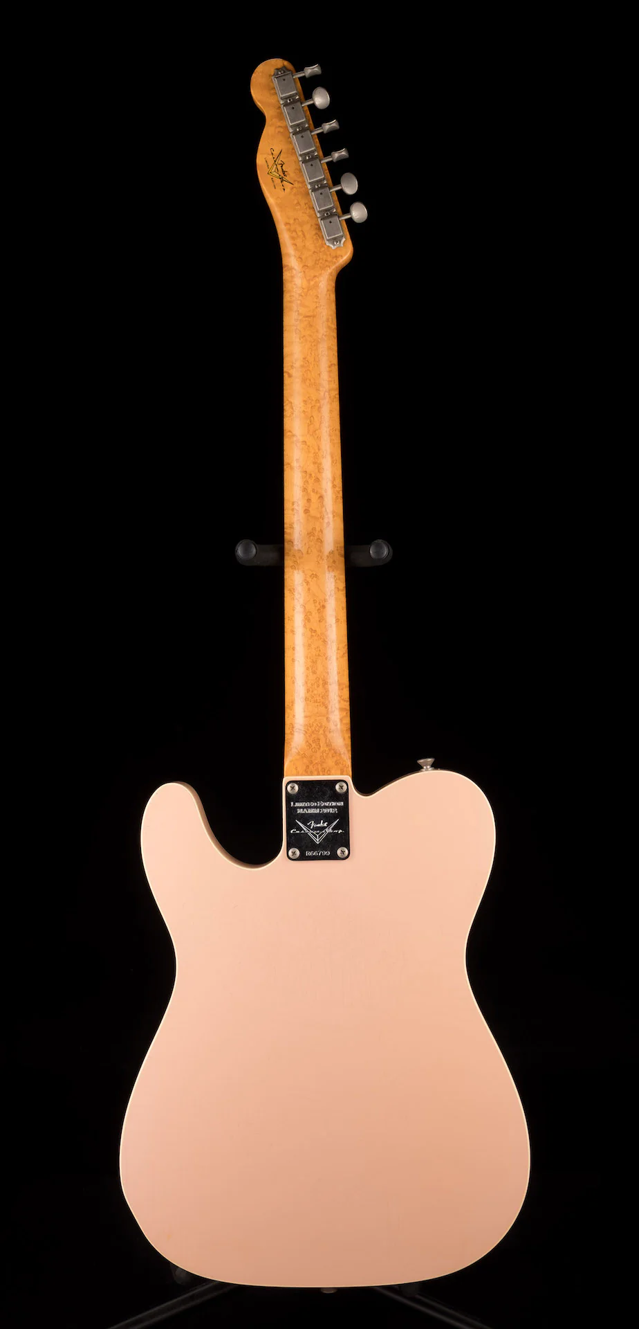 Pre Owned Fender Custom Shop Telecaster Custom with Bigsby and Abby Pickups Closet Classic Shell Pink with OHSC - Image 14