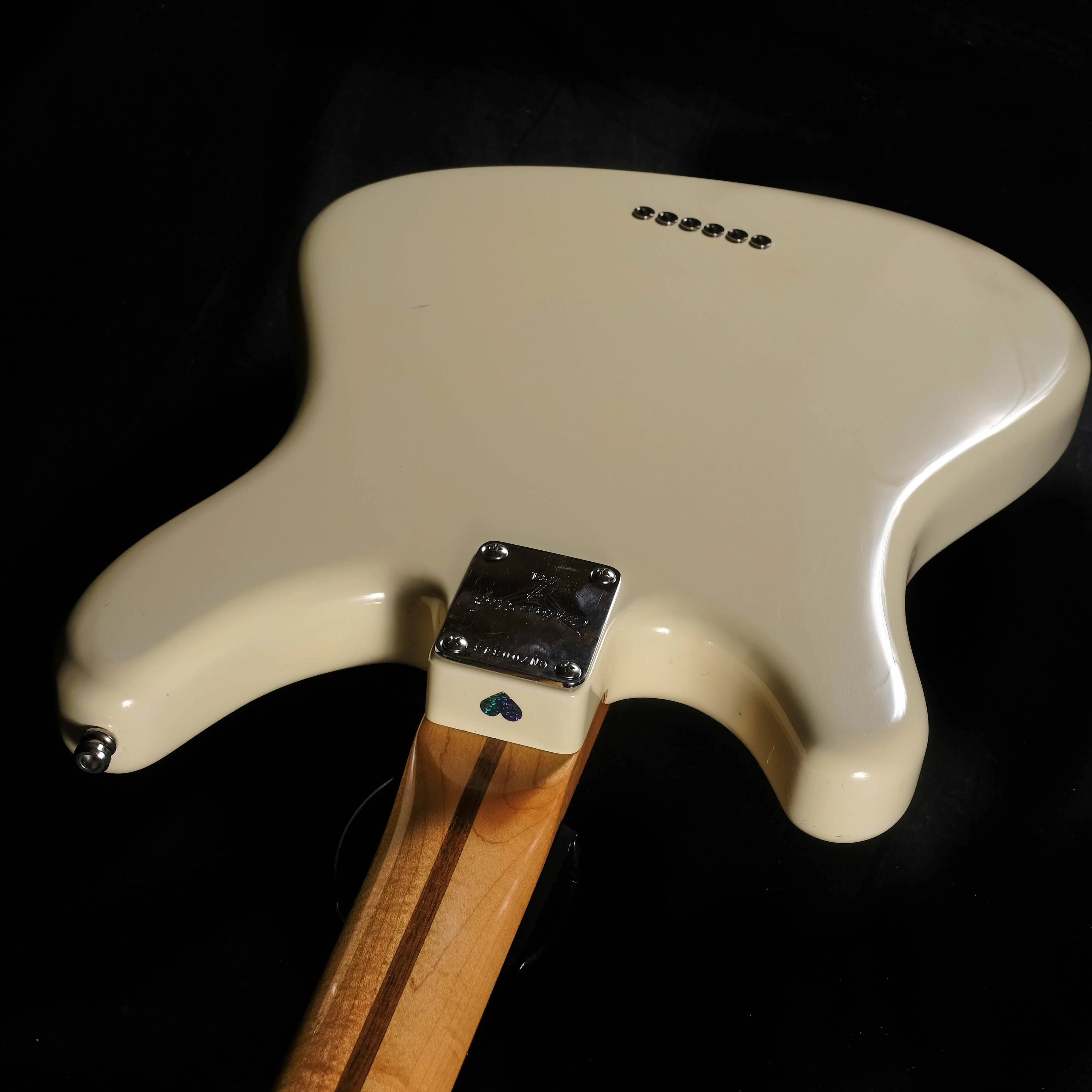 Used Fender Custom Shop Venus Olympic White Electric Guitar With OHSC - Image 10