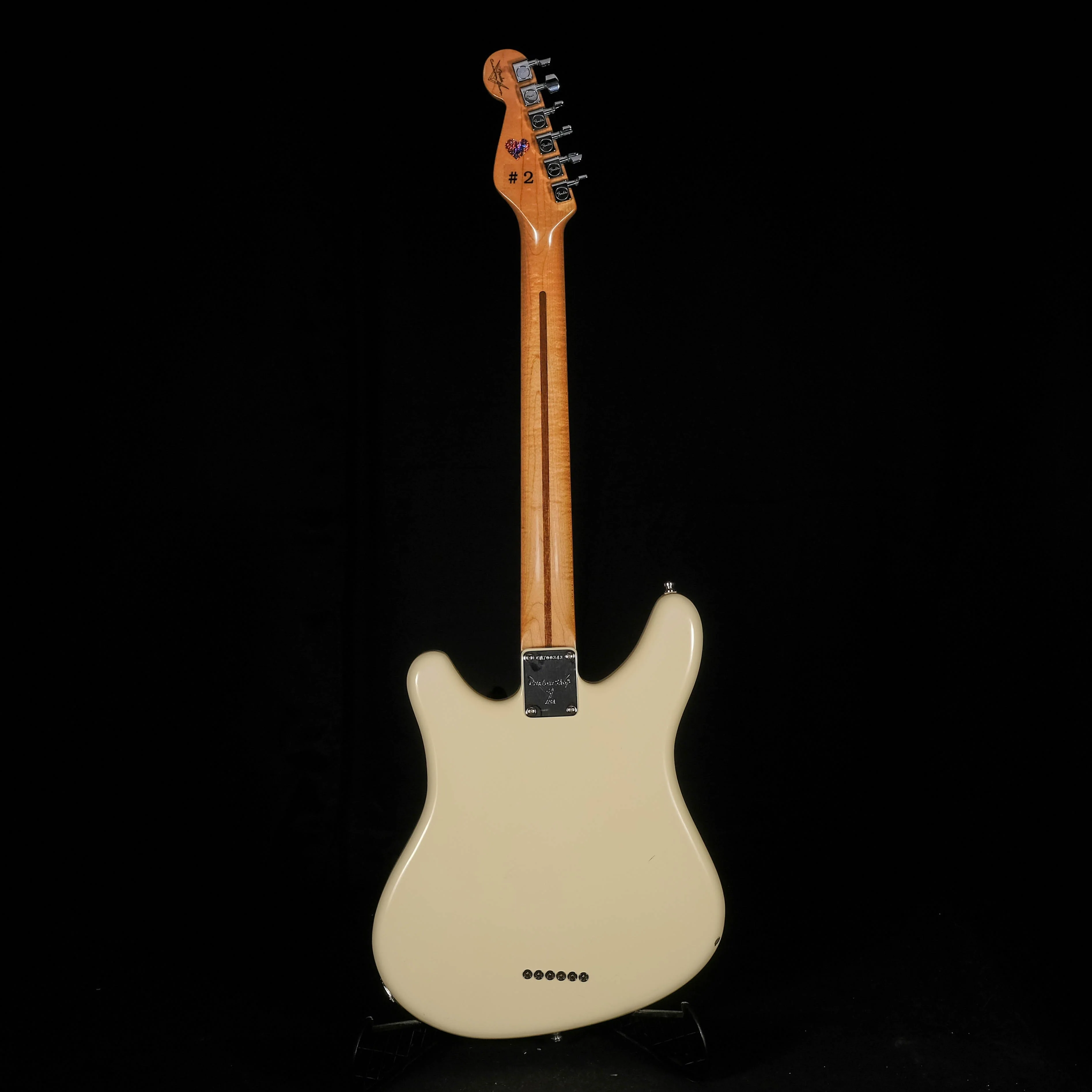 Used Fender Custom Shop Venus Olympic White Electric Guitar With OHSC - Image 11