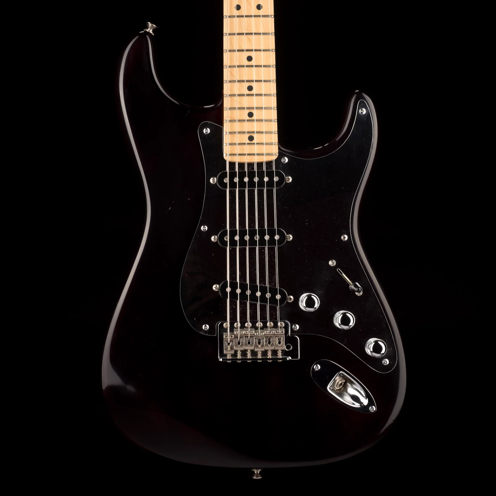 Used Fender Customized Highway One Stratocaster Burnt Cherry With Case