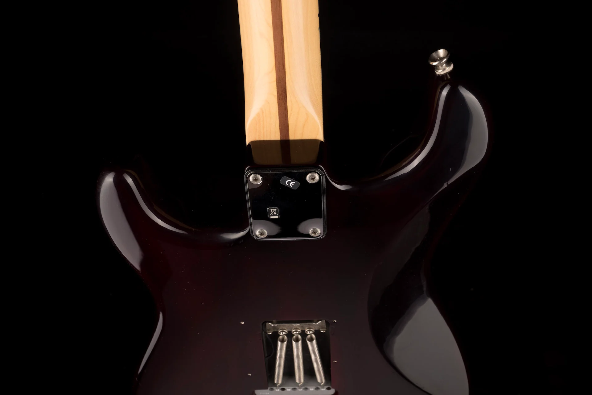 Used Fender Customized Highway One Stratocaster Burnt Cherry With Case - Image 14