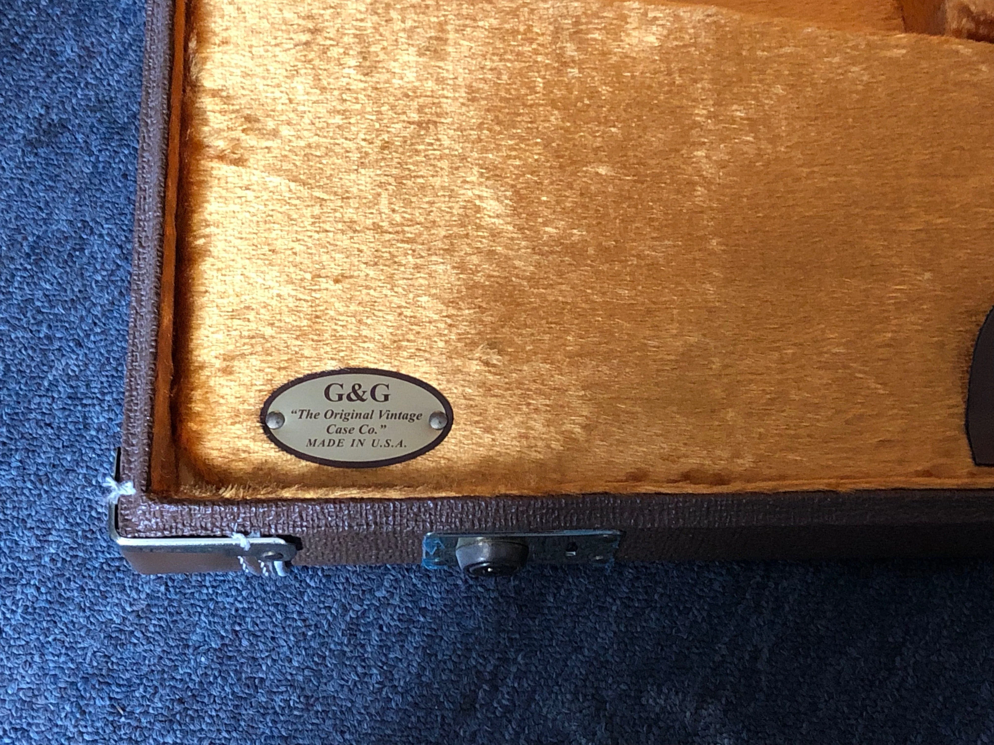 Used Fender Deluxe Hardshell Bass Case Brown Tolex USA Made G&G Case - Image 8