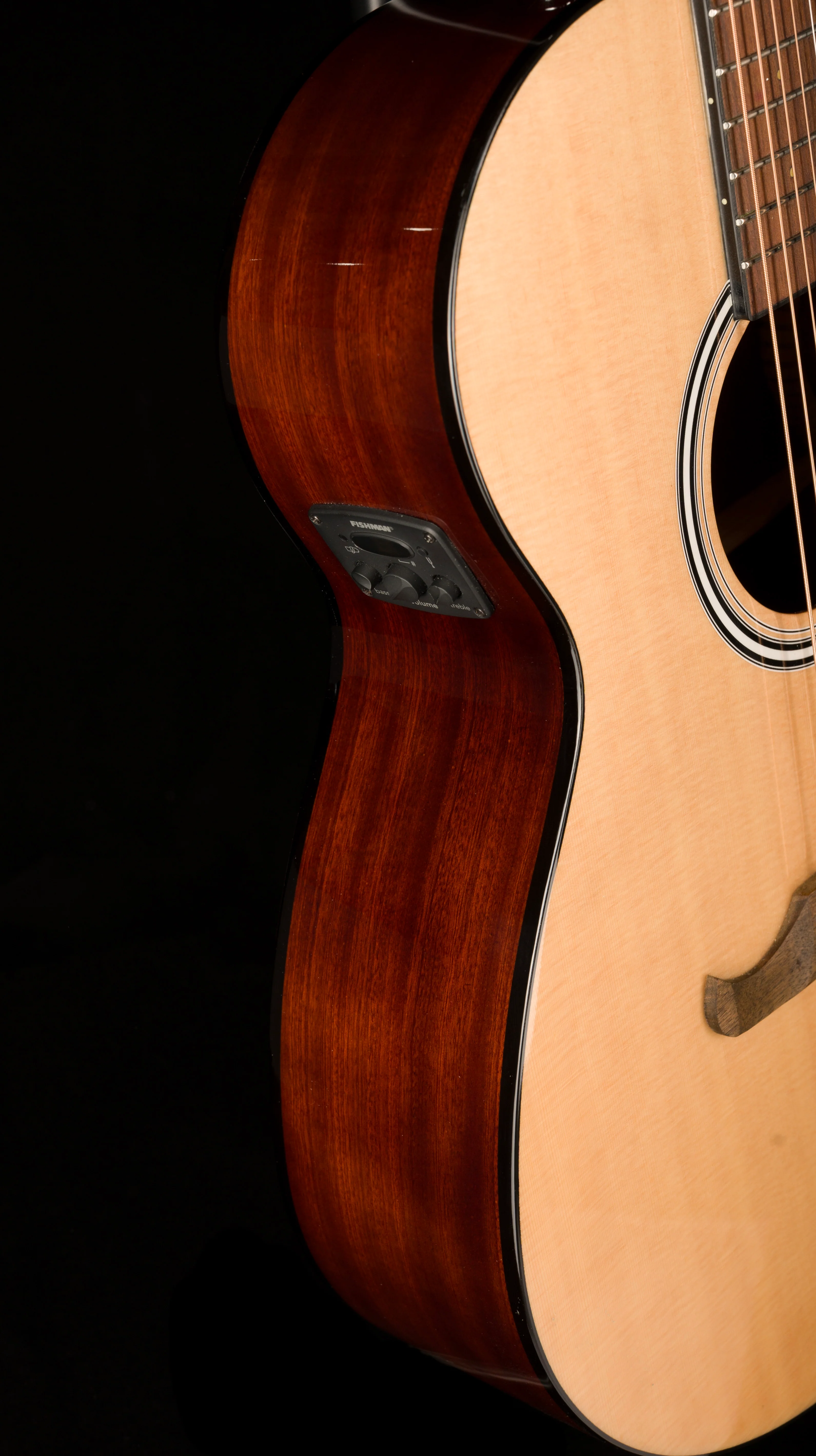 Used Fender FA-135CE Concert Natural Acoustic Electric Guitar With Gig Bag - Image 9