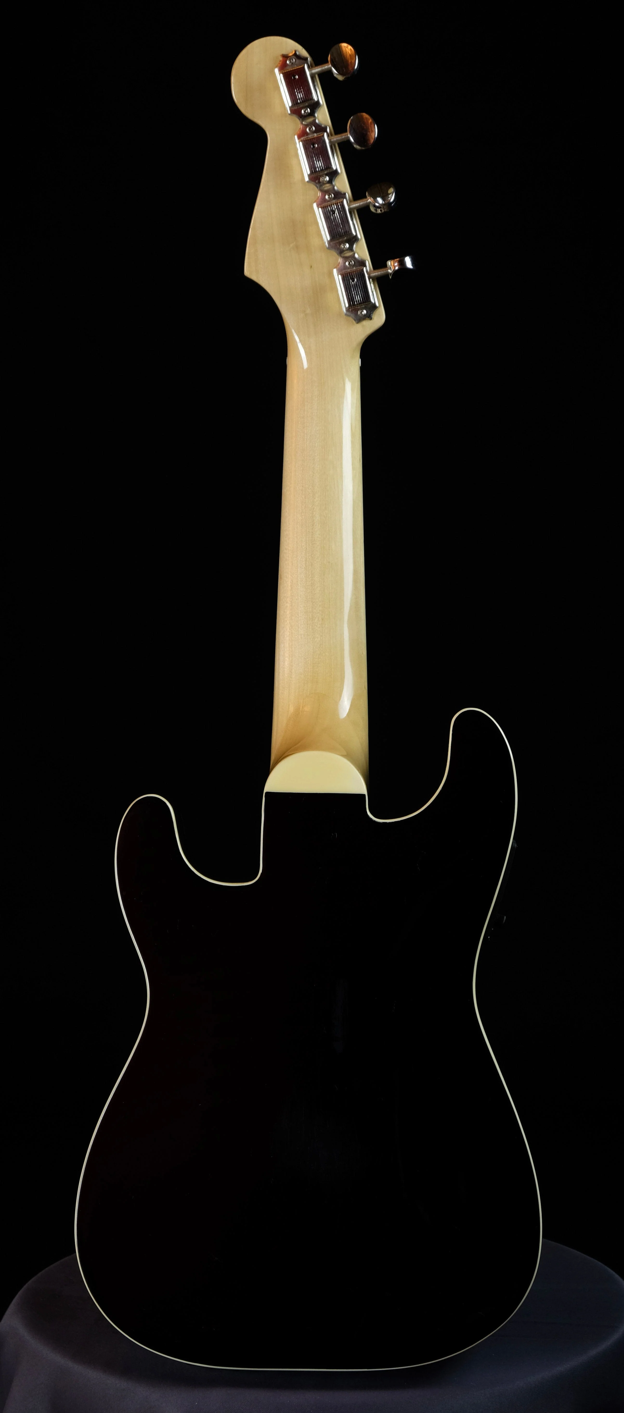 Used Fender Fullerton Stratocaster Ukulele Black CAU2005776 - Image 3