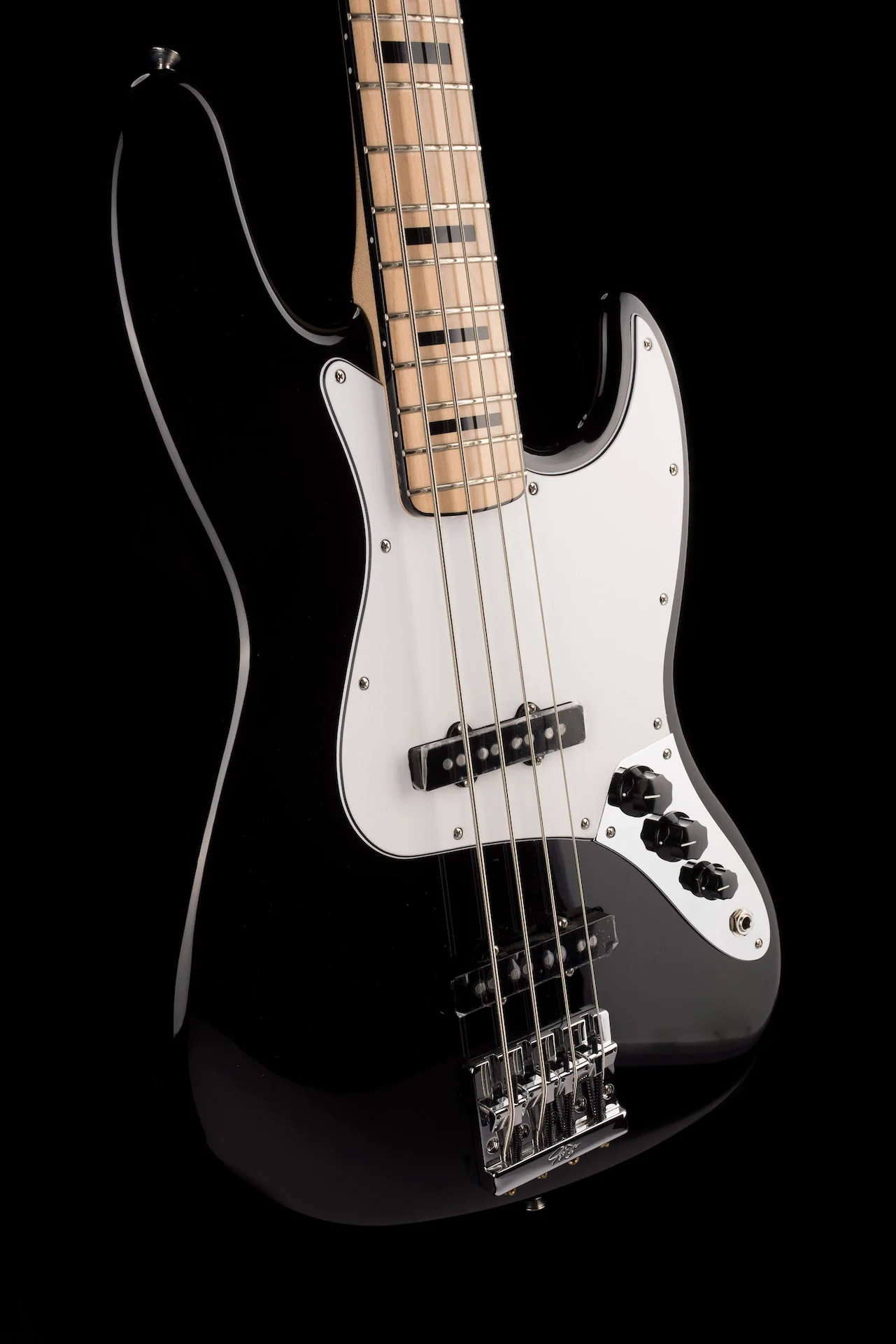 Used Fender Geddy Lee Jazz Bass Black with Gig Bag - Image 10