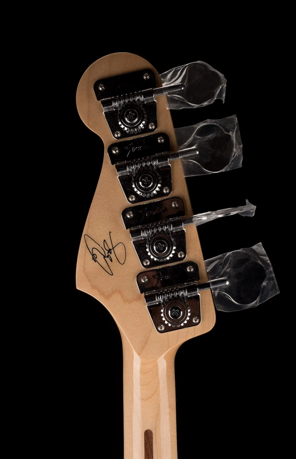 Used Fender Geddy Lee Jazz Bass Black with Gig Bag - Image 17