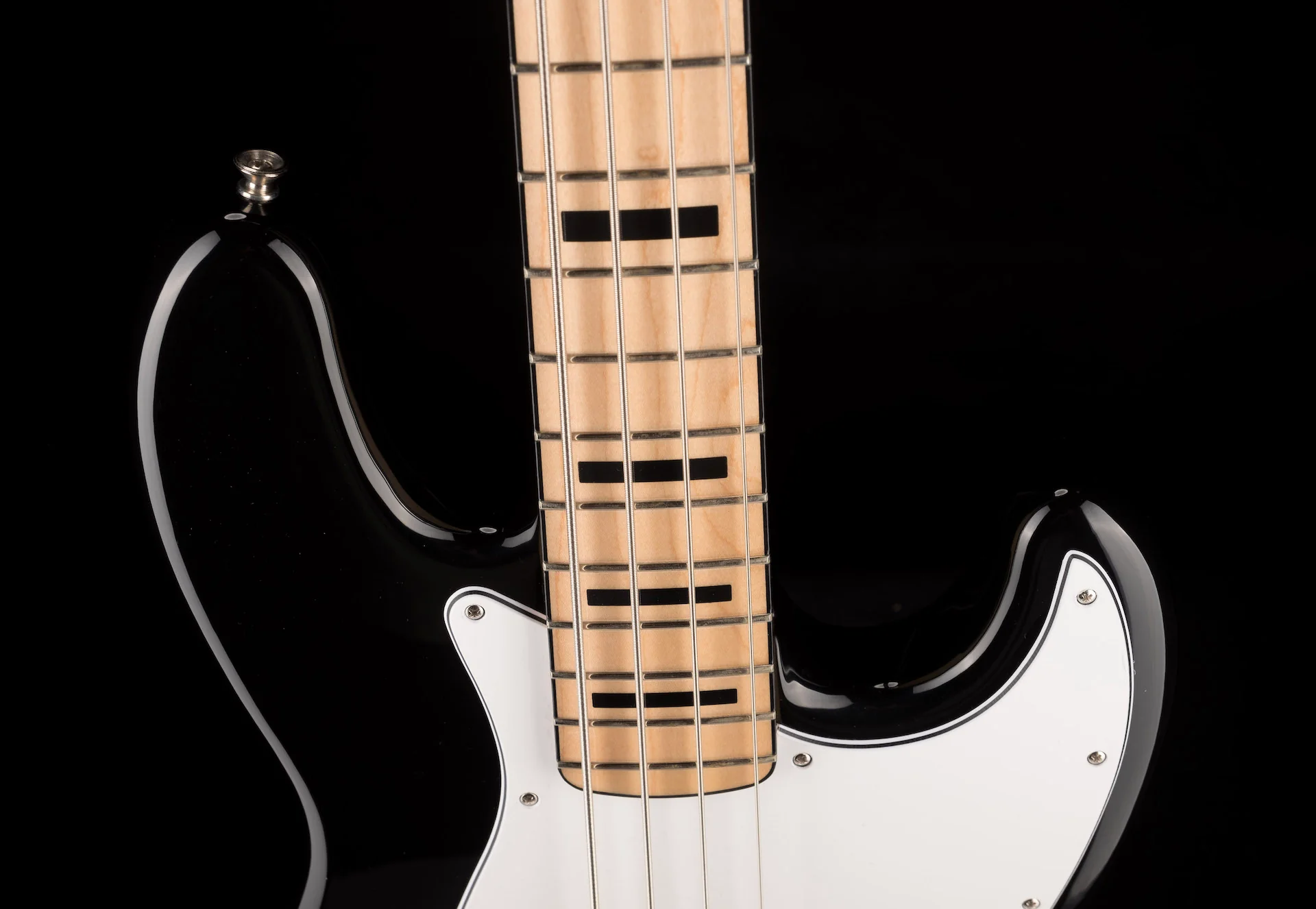 Used Fender Geddy Lee Jazz Bass Black with Gig Bag - Image 3