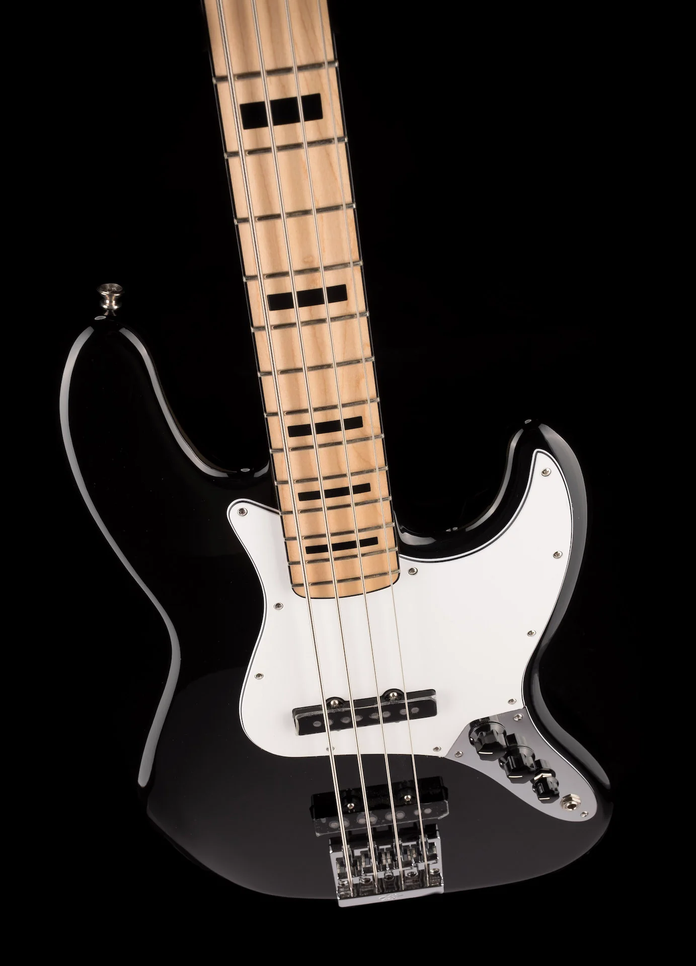 Used Fender Geddy Lee Jazz Bass Black with Gig Bag - Image 4