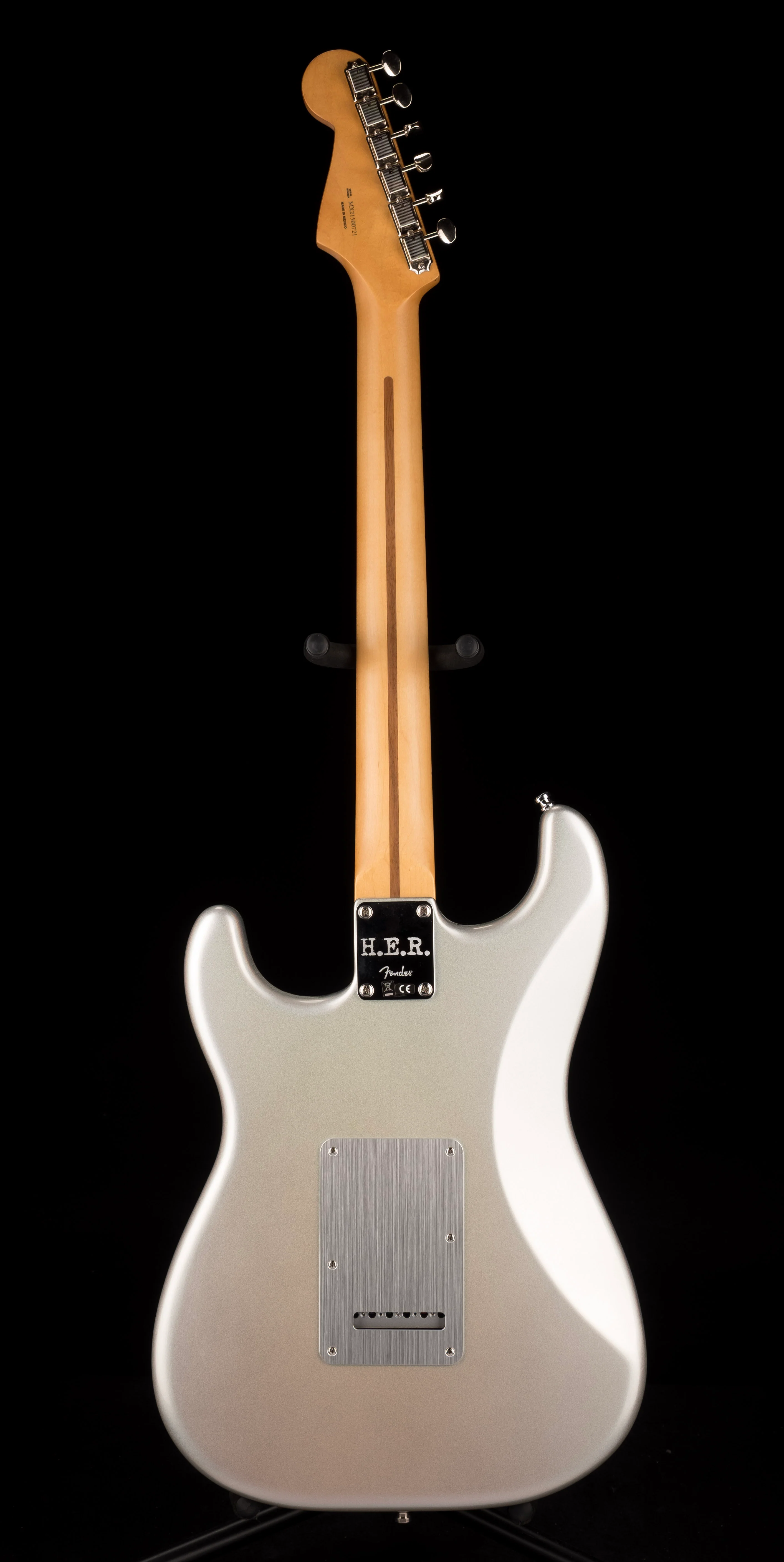 Used Fender H.E.R. Stratocaster Chrome Glow - Image 13