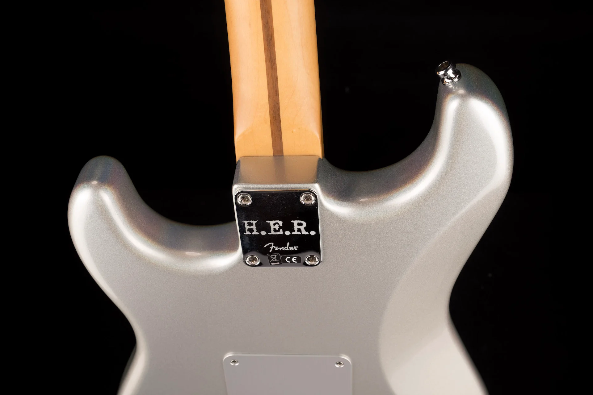 Used Fender H.E.R. Stratocaster Chrome Glow - Image 14