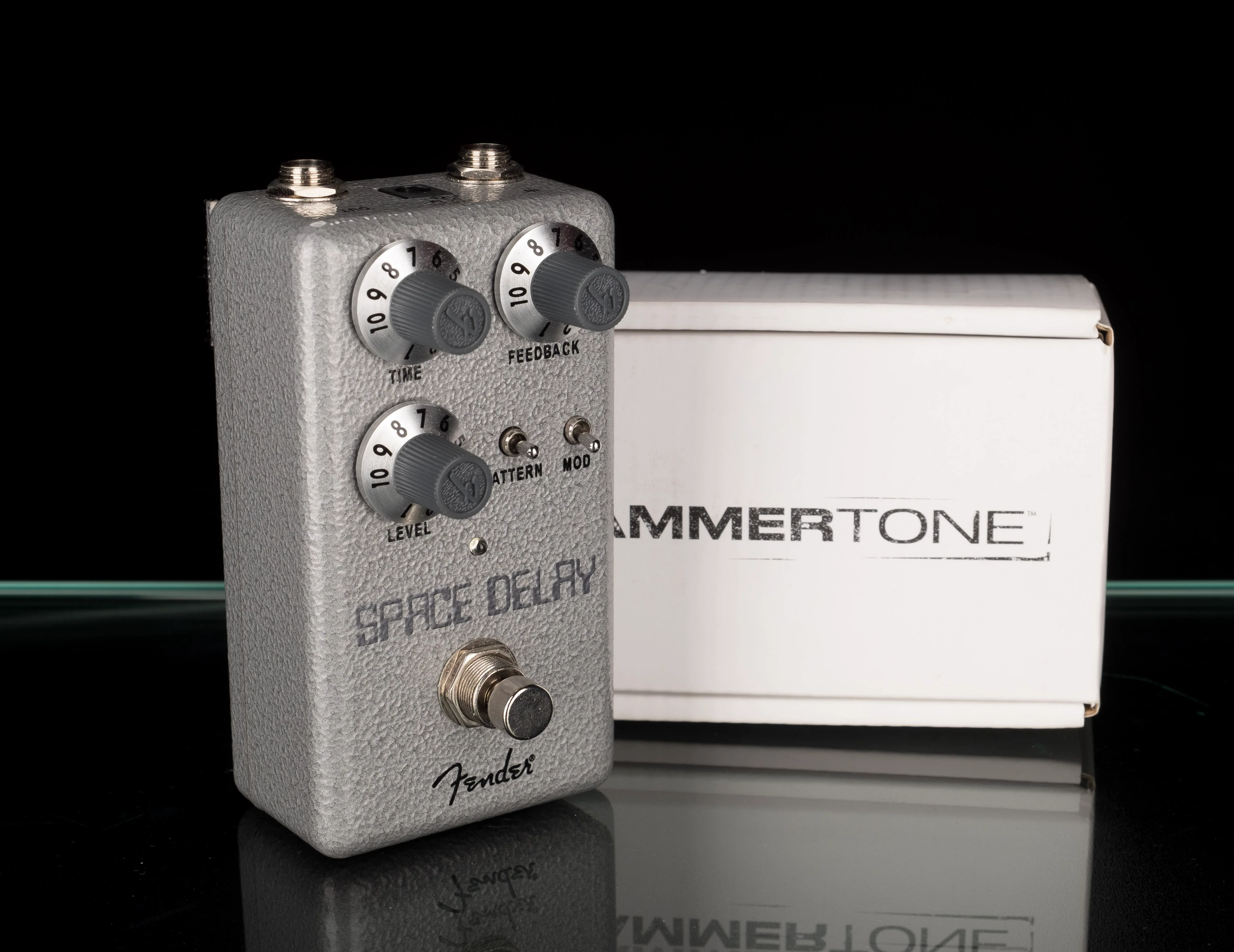 Used Fender Hammertone Space Delay Pedal With Box