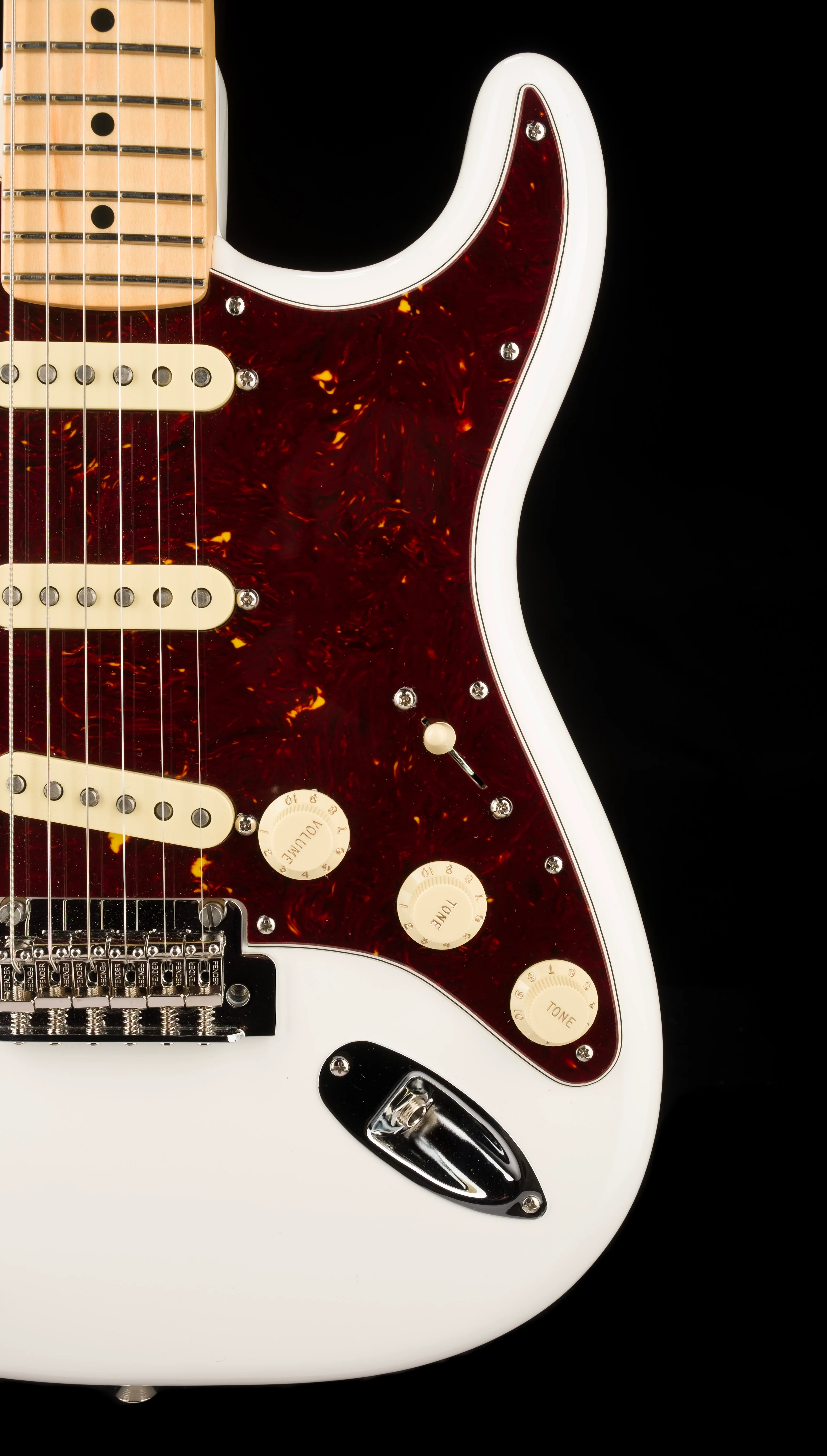 Used Fender Player Stratocaster with Custom Shop Fat 50's Pickups Polar White - Image 9
