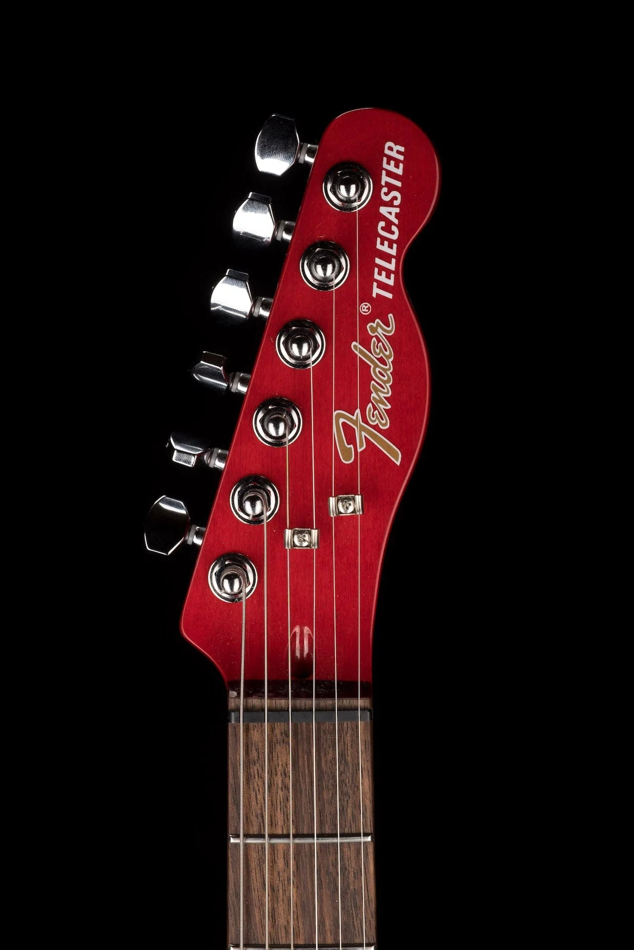 Used Fender Jim Adkins JA-90 Telecaster Thinline Crimson Red Transparent with Gig Bag - Image 12