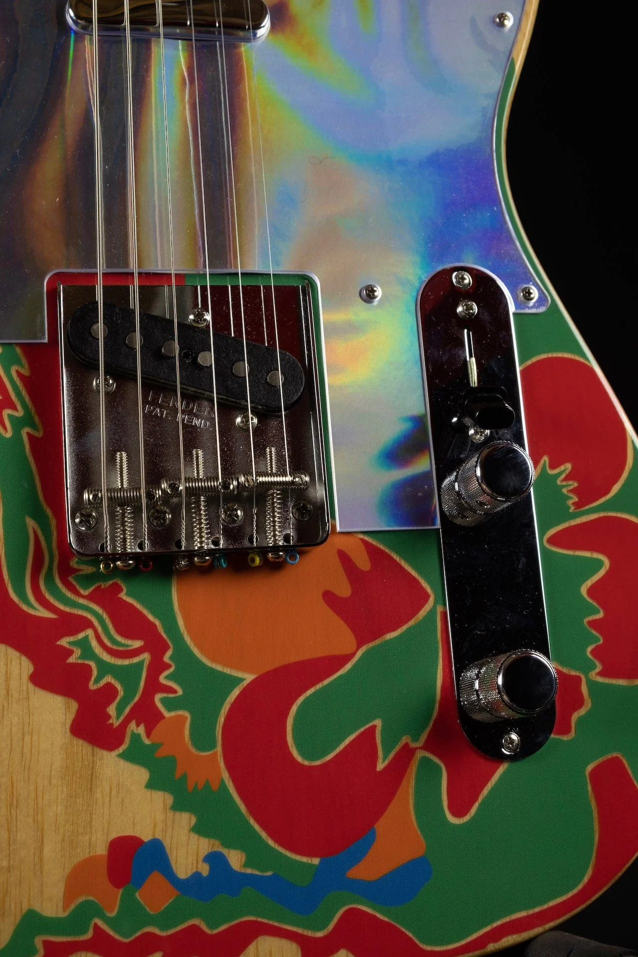 Used Fender Artist Series Jimmy Page Dragon Tele Natural with Case - Image 4