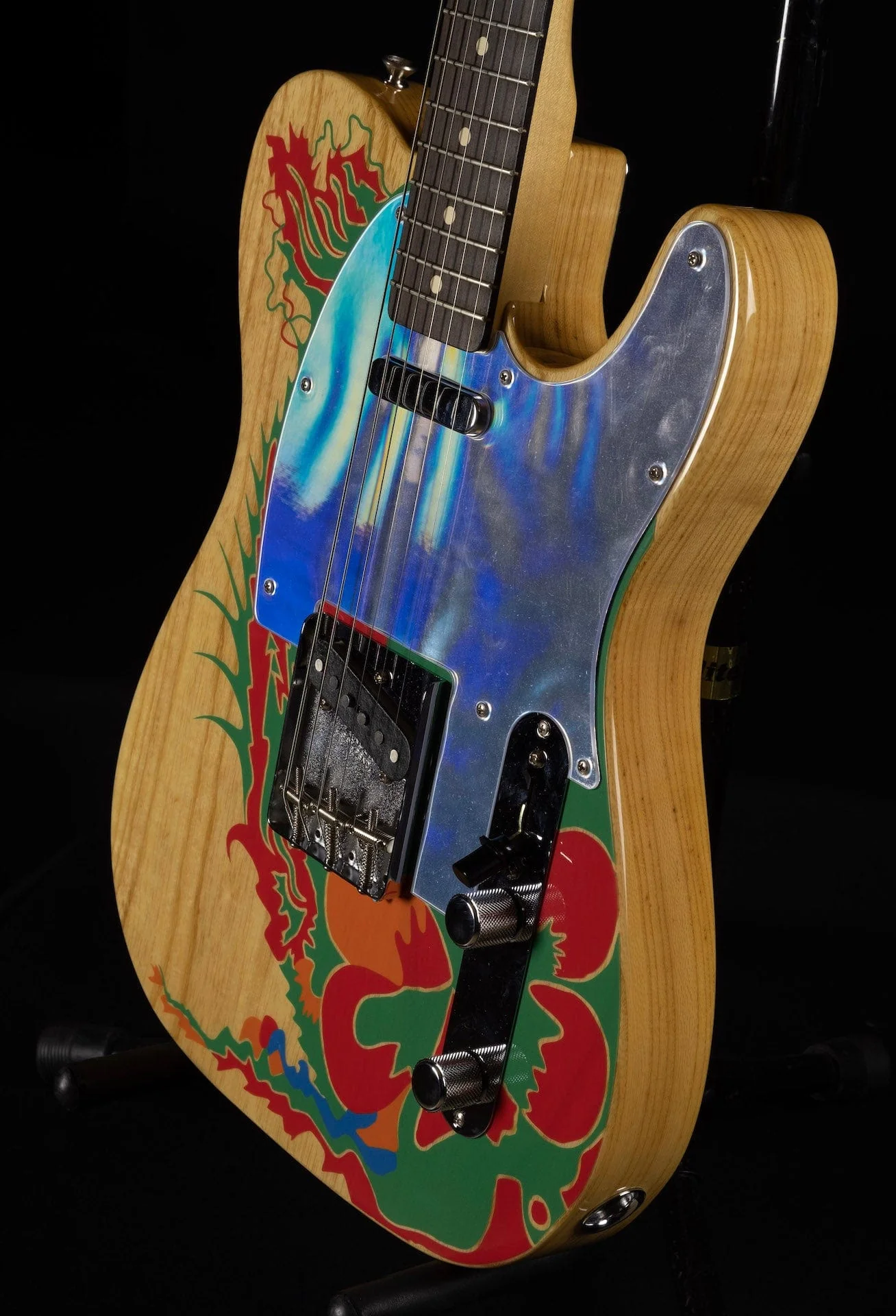 Used Fender Artist Series Jimmy Page Dragon Tele Natural with Case - Image 6