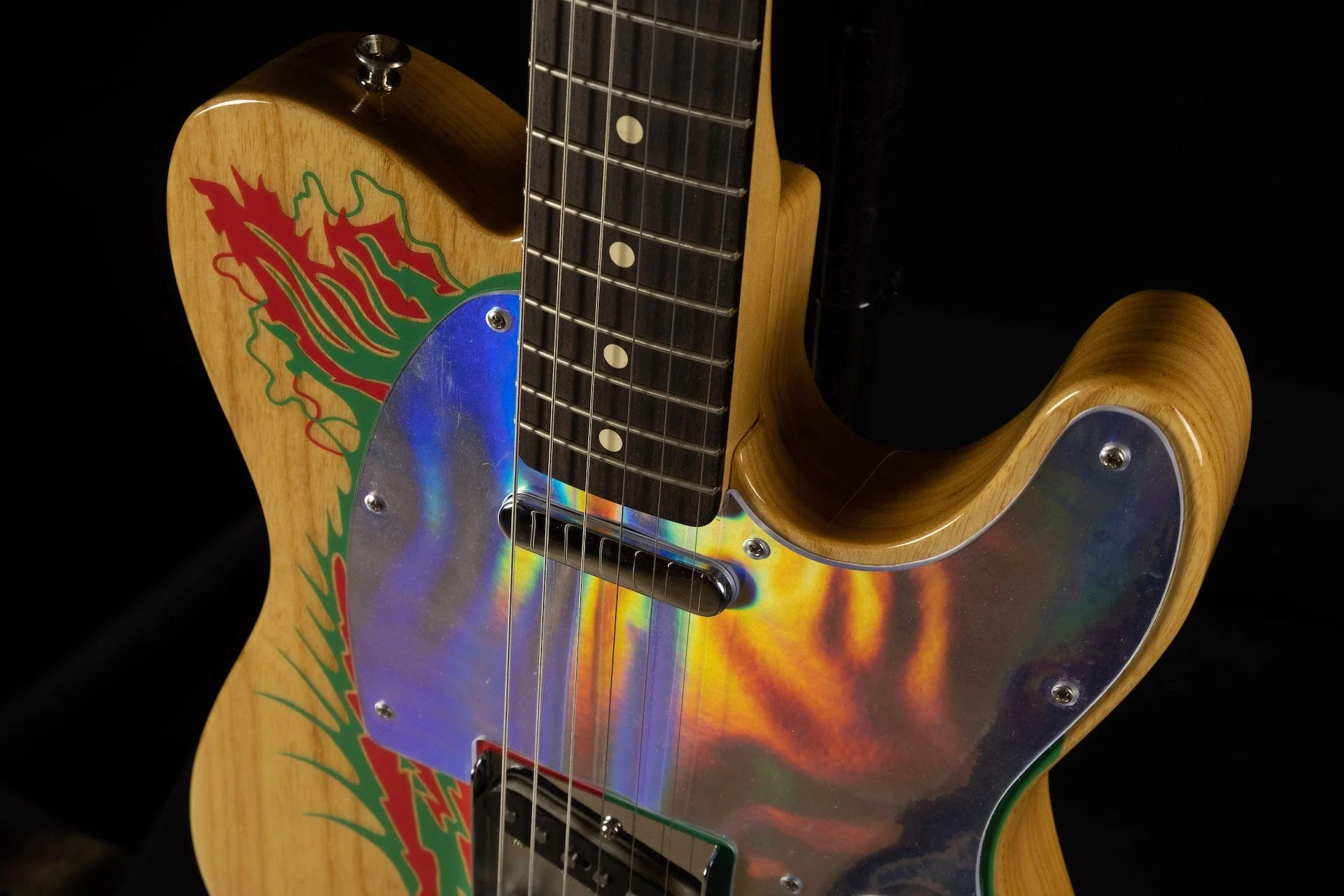 Used Fender Artist Series Jimmy Page Dragon Tele Natural with Case - Image 7