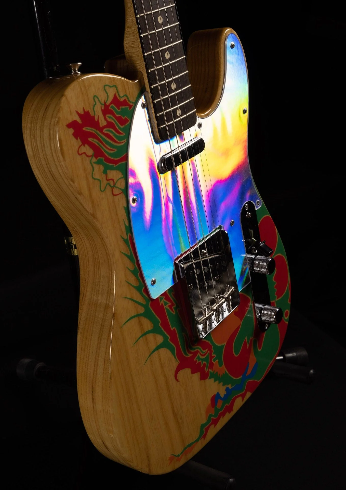 Used Fender Artist Series Jimmy Page Dragon Tele Natural with Case - Image 8