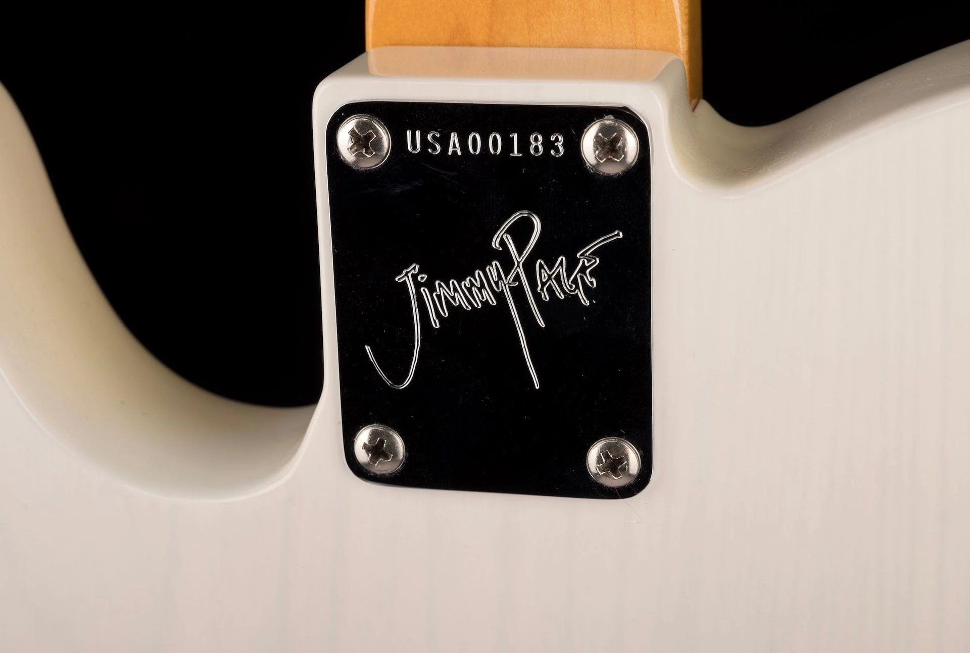 Used Fender Artist Series Jimmy Page Mirror Telecaster White Blonde with OHSC - Image 17