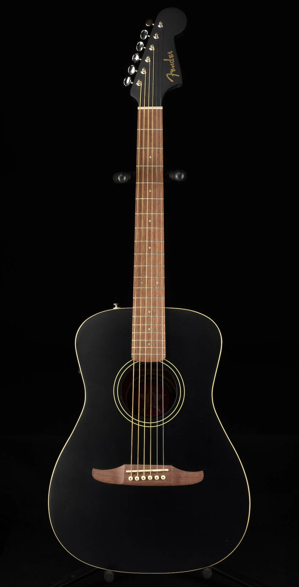 Used Fender Joe Strummer Campfire Acoustic Black with Gig Bag - Image 2