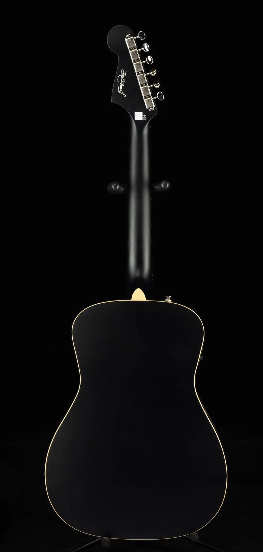 Used Fender Joe Strummer Campfire Acoustic Black with Gig Bag - Image 6