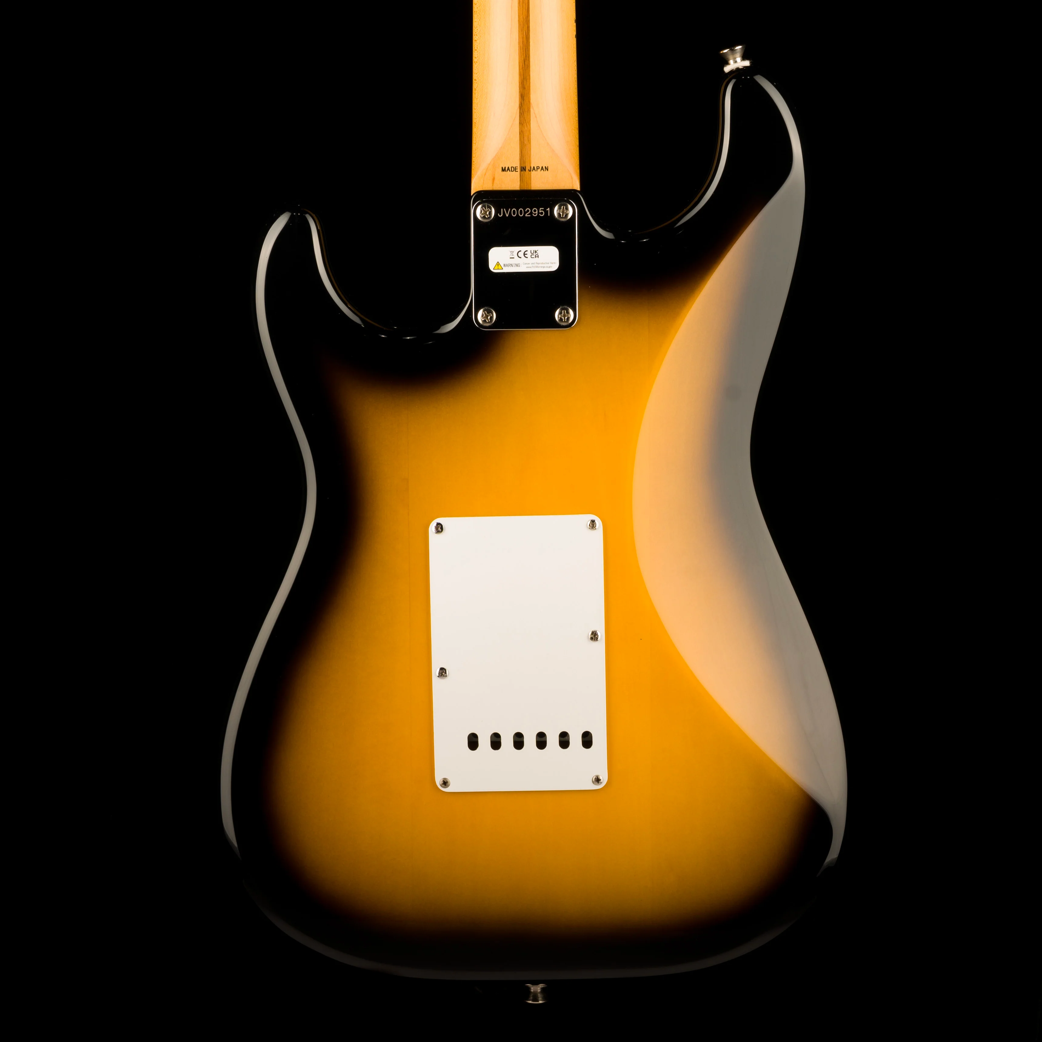 Used Fender JV Modified '50s Stratocaster HSS 2-Tone Sunburst with Gig Bag - Image 14