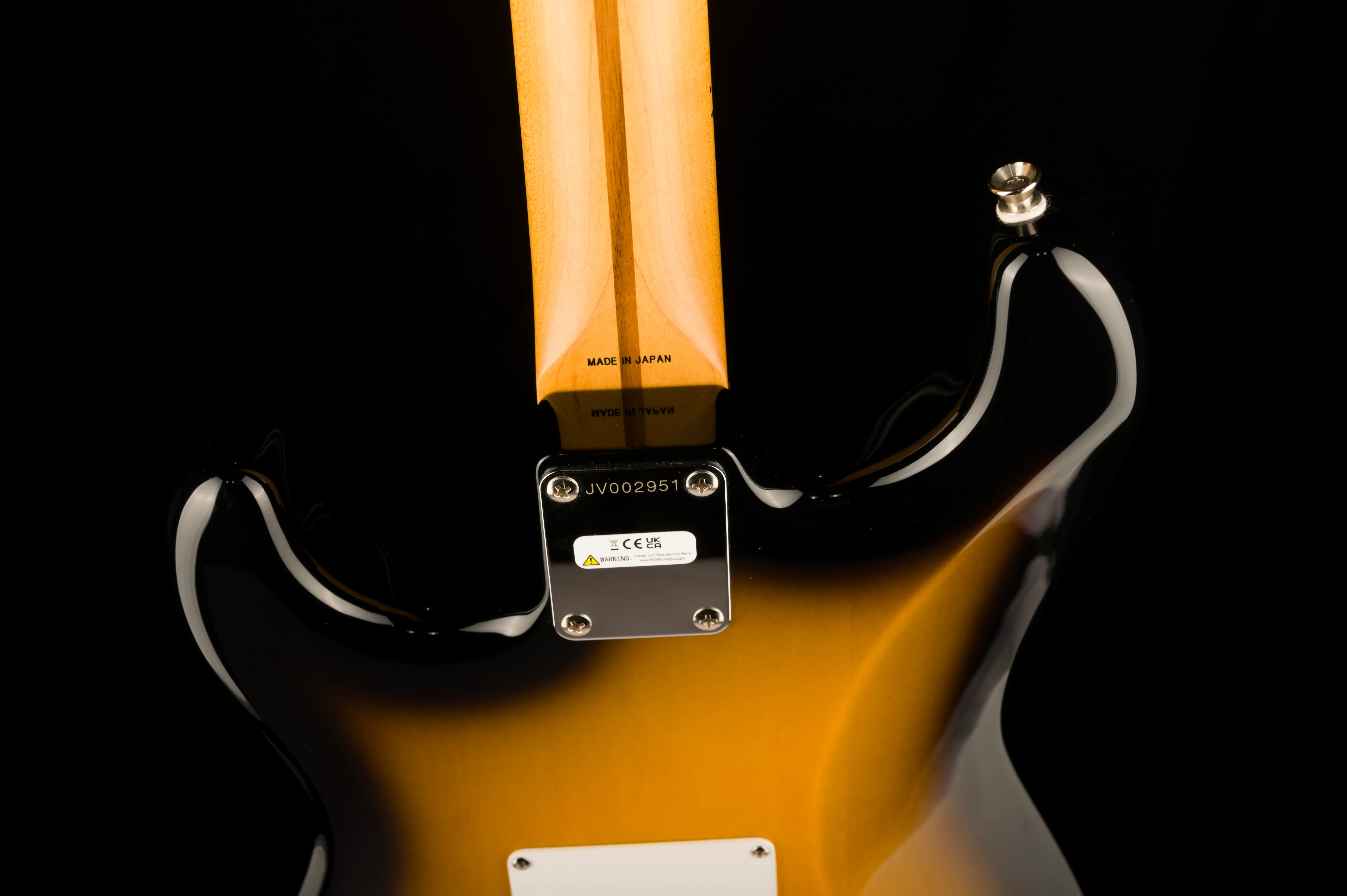 Used Fender JV Modified '50s Stratocaster HSS 2-Tone Sunburst with Gig Bag - Image 16