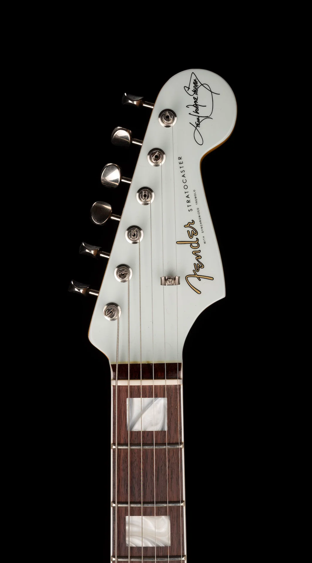 Used Fender Kenny Wayne Shepherd Stratocaster Transparent Faded Sonic Blue with OHSC - Image 17