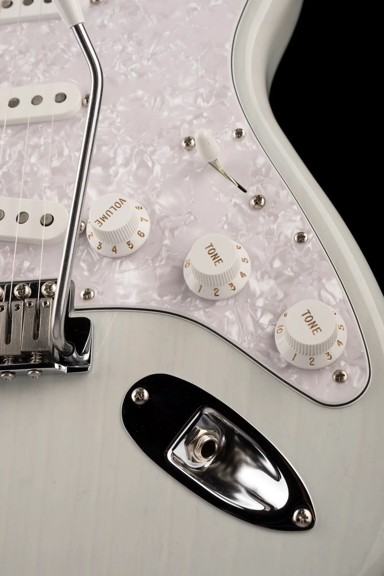 Used Fender Kenny Wayne Shepherd Stratocaster Transparent Faded Sonic Blue with OHSC - Image 9