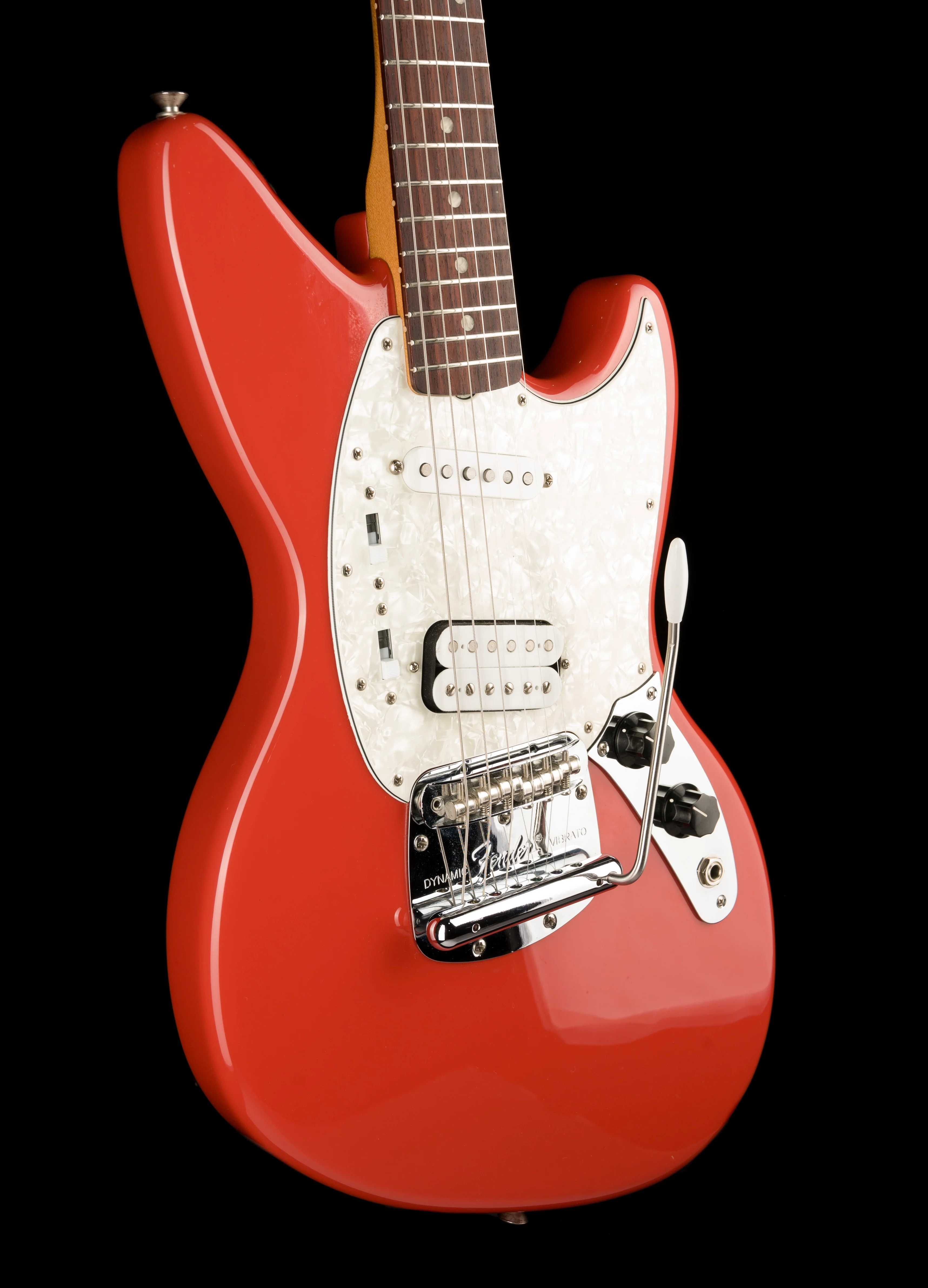 Used Fender Kurt Cobain Jag-Stang Fiesta Red With Gig Bag - Image 10