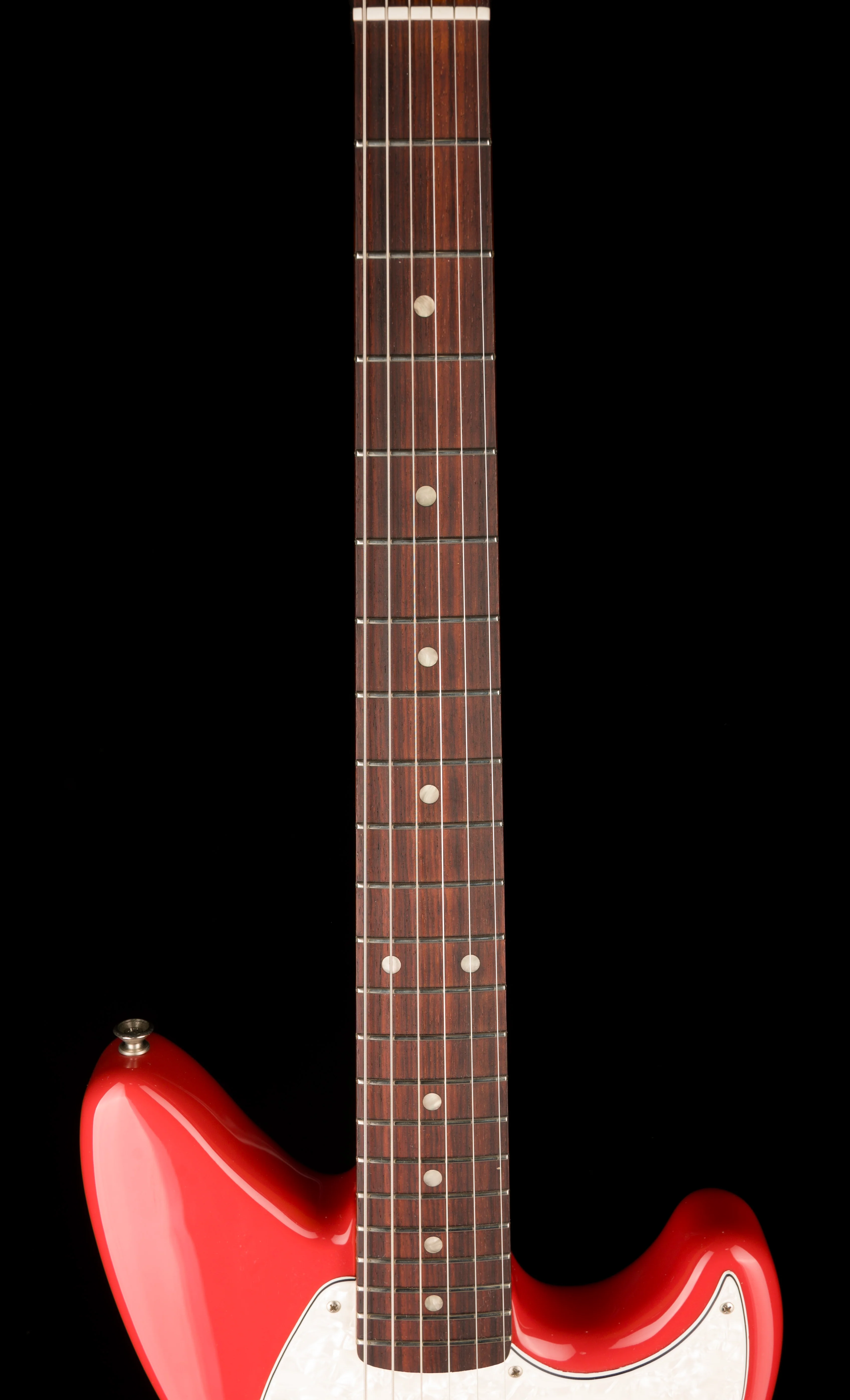 Used Fender Kurt Cobain Jag-Stang Fiesta Red With Gig Bag - Image 11