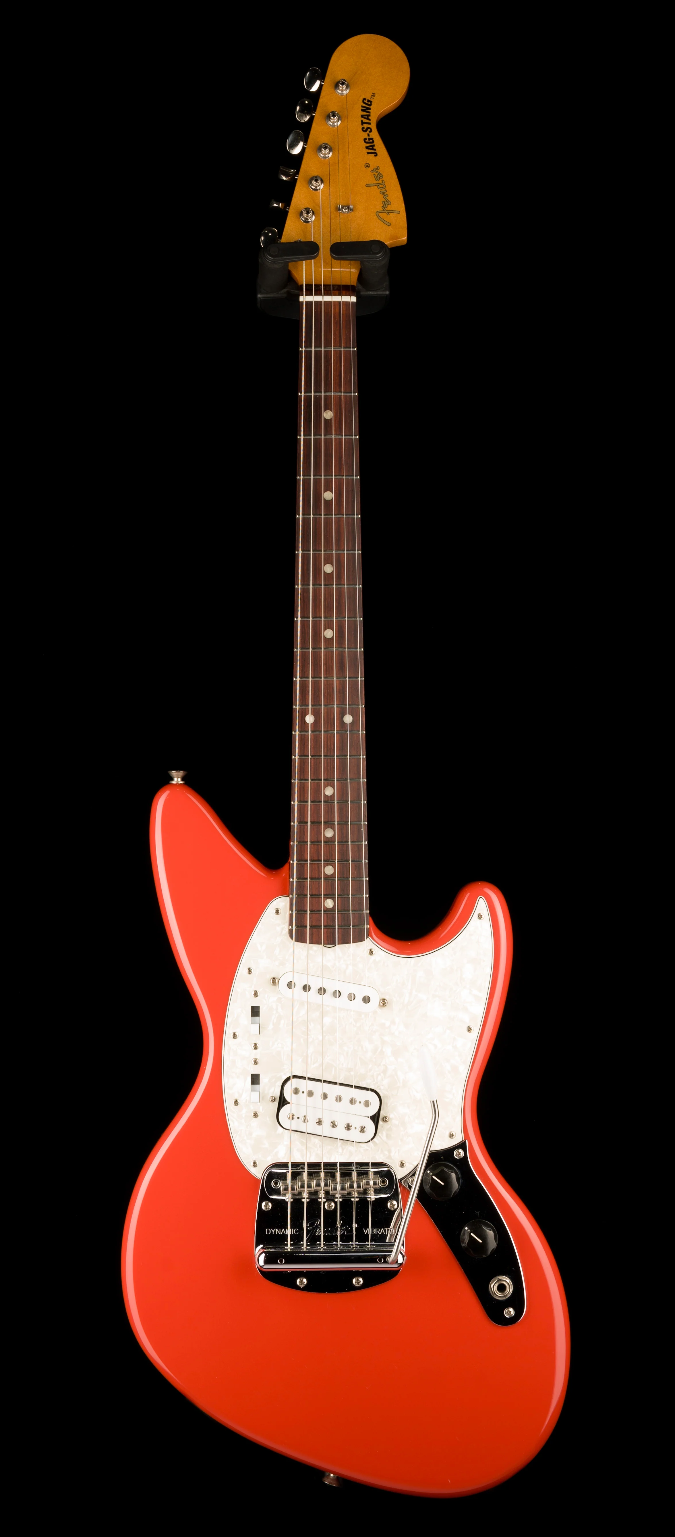 Used Fender Kurt Cobain Jag-Stang Fiesta Red With Gig Bag - Image 2