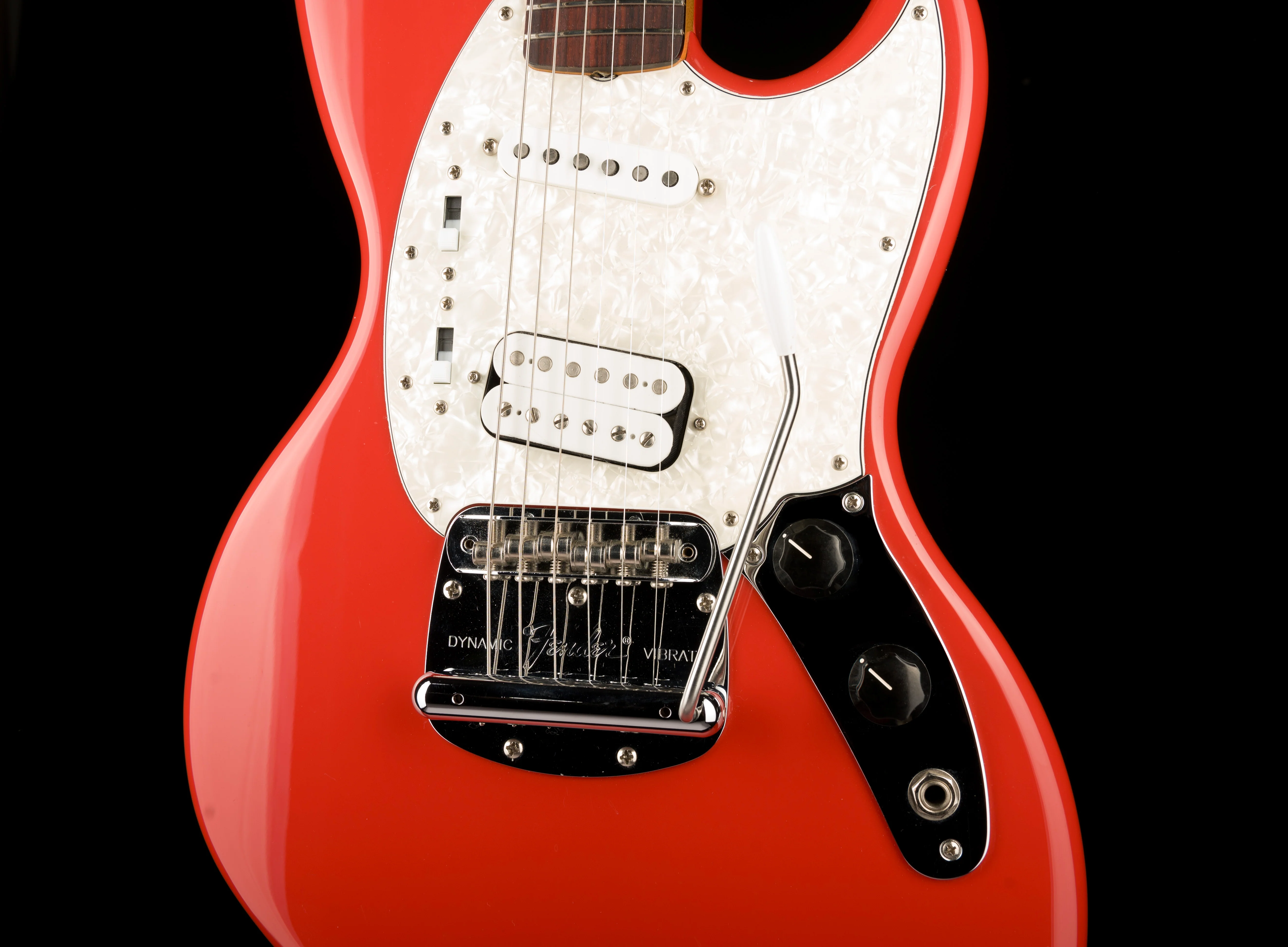 Used Fender Kurt Cobain Jag-Stang Fiesta Red With Gig Bag - Image 6