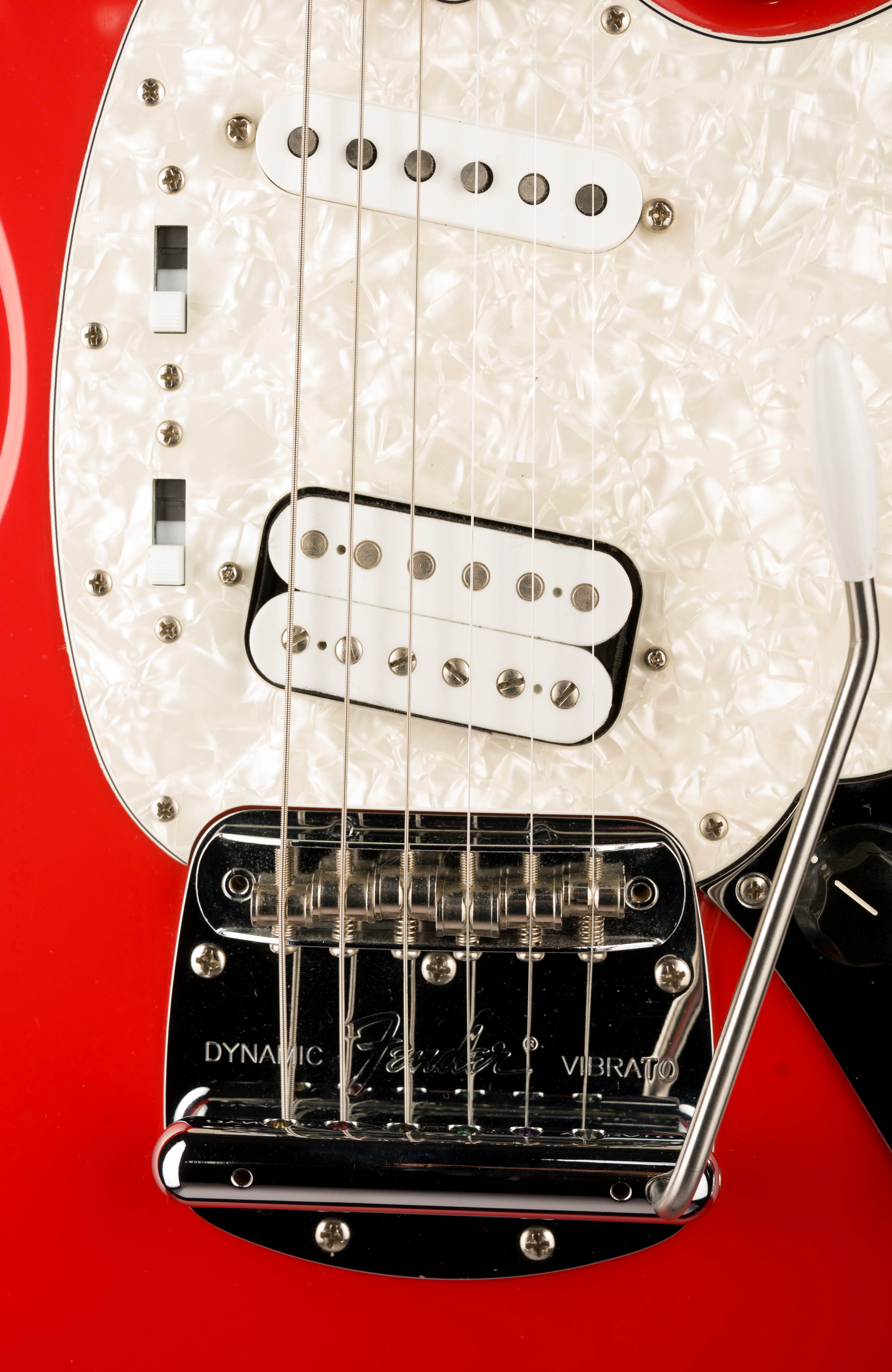 Used Fender Kurt Cobain Jag-Stang Fiesta Red With Gig Bag - Image 7