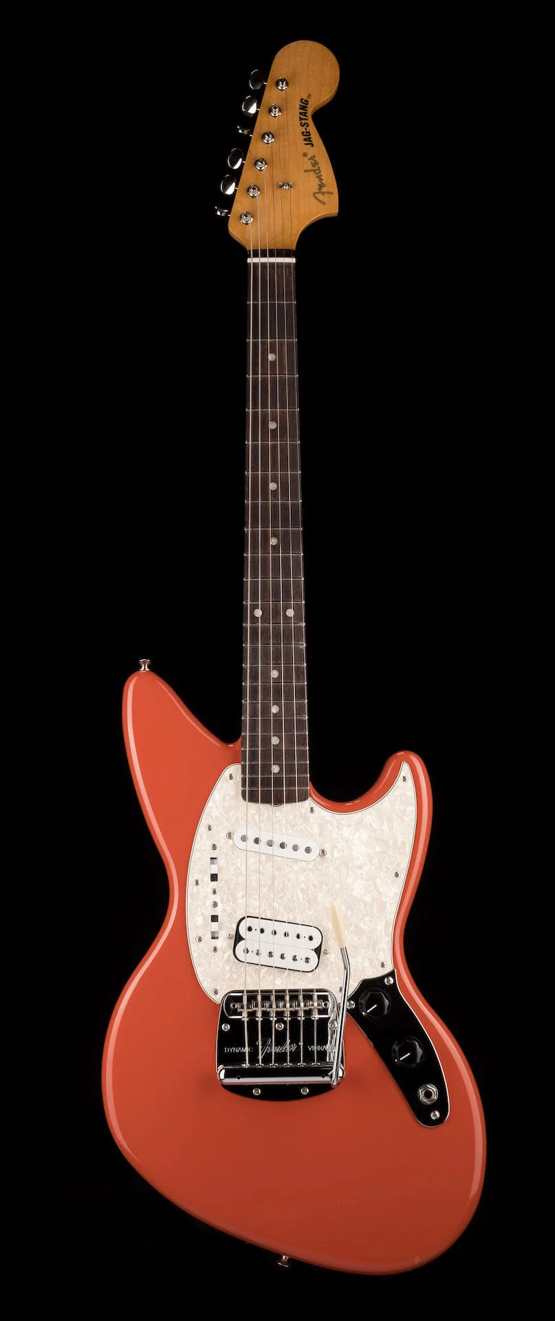 Used 2021 Fender Kurt Cobain Jag-Stang Fiesta Red with Gig Bag - Image 2