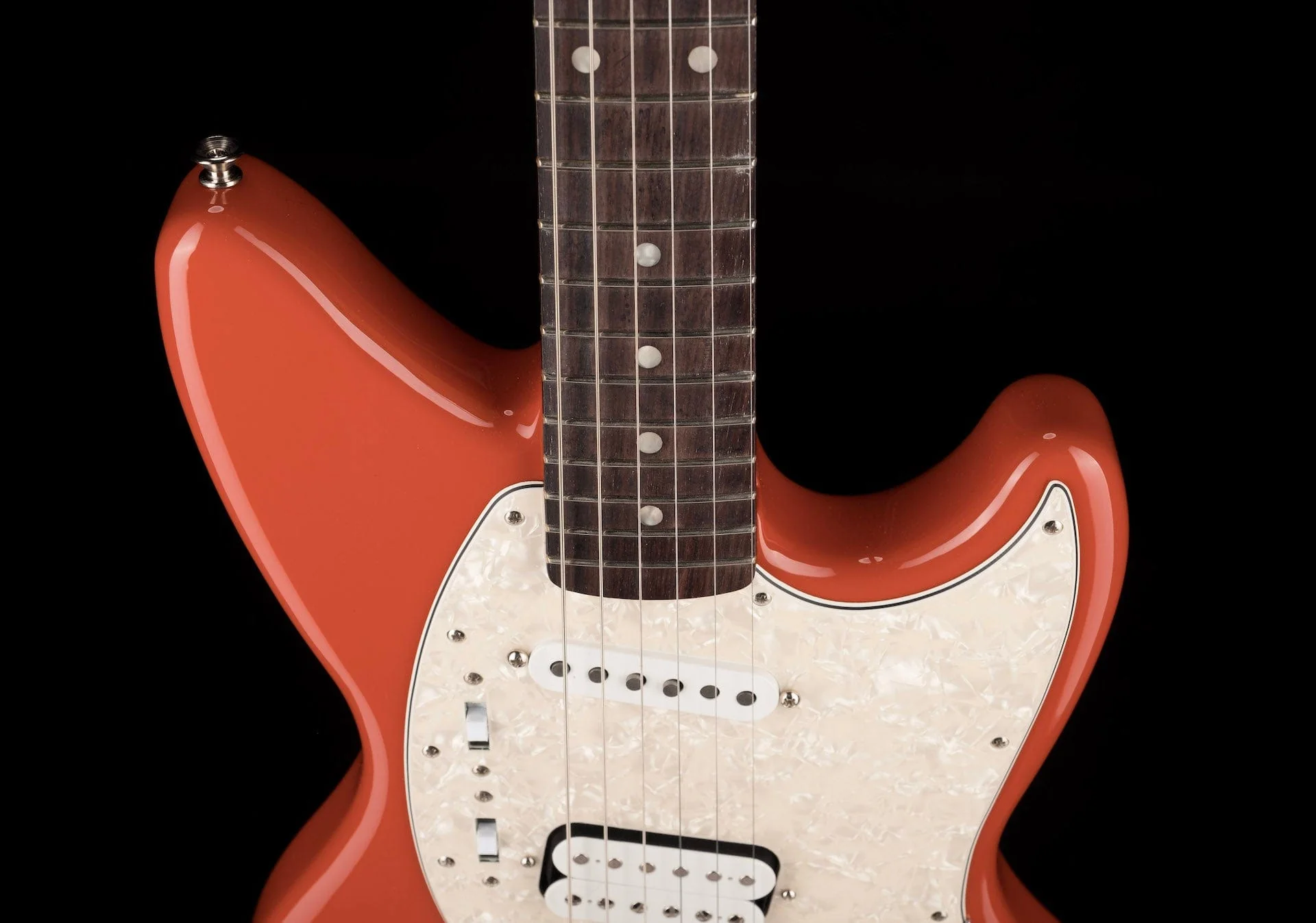 Used 2021 Fender Kurt Cobain Jag-Stang Fiesta Red with Gig Bag - Image 3