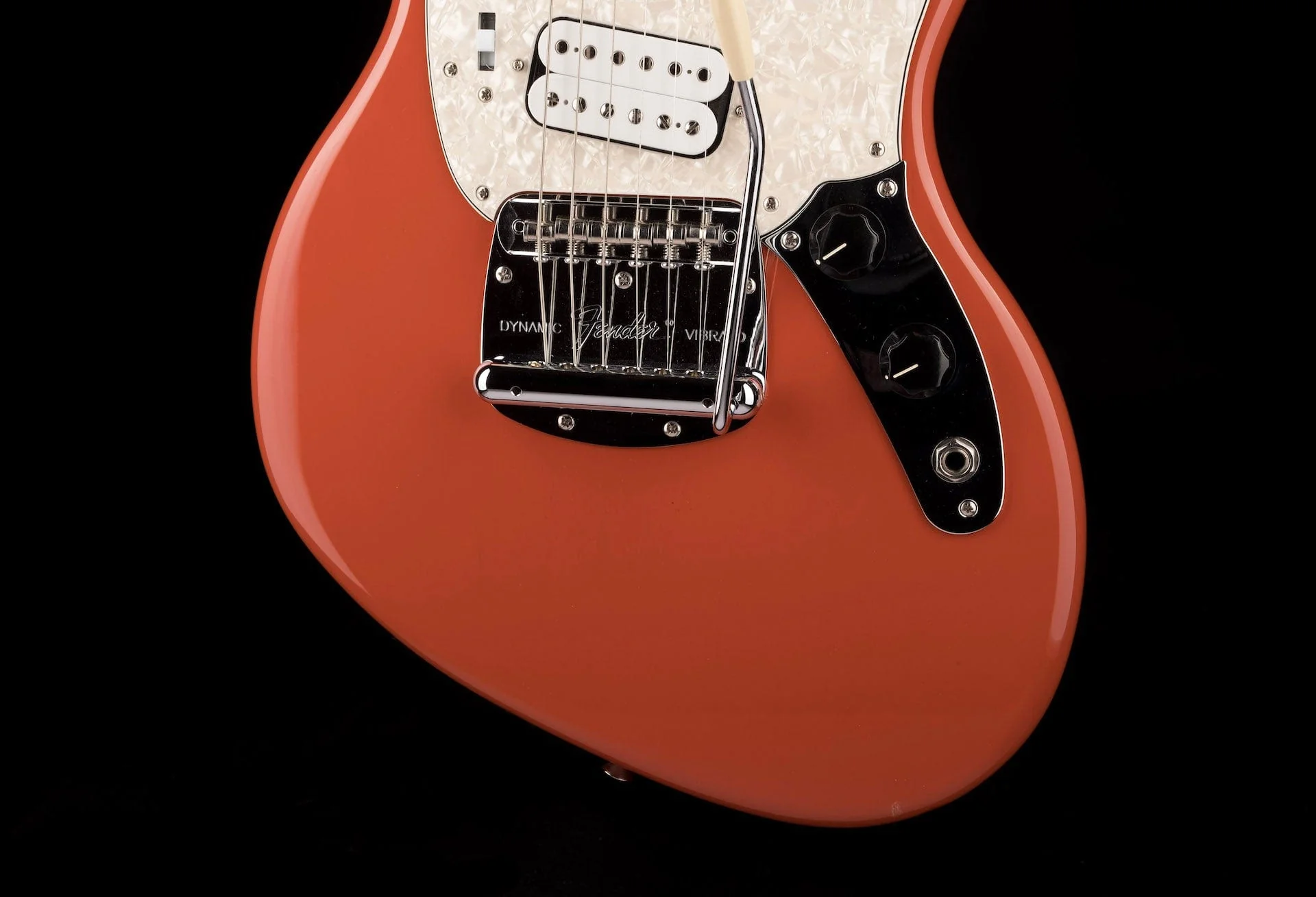 Used 2021 Fender Kurt Cobain Jag-Stang Fiesta Red with Gig Bag - Image 5